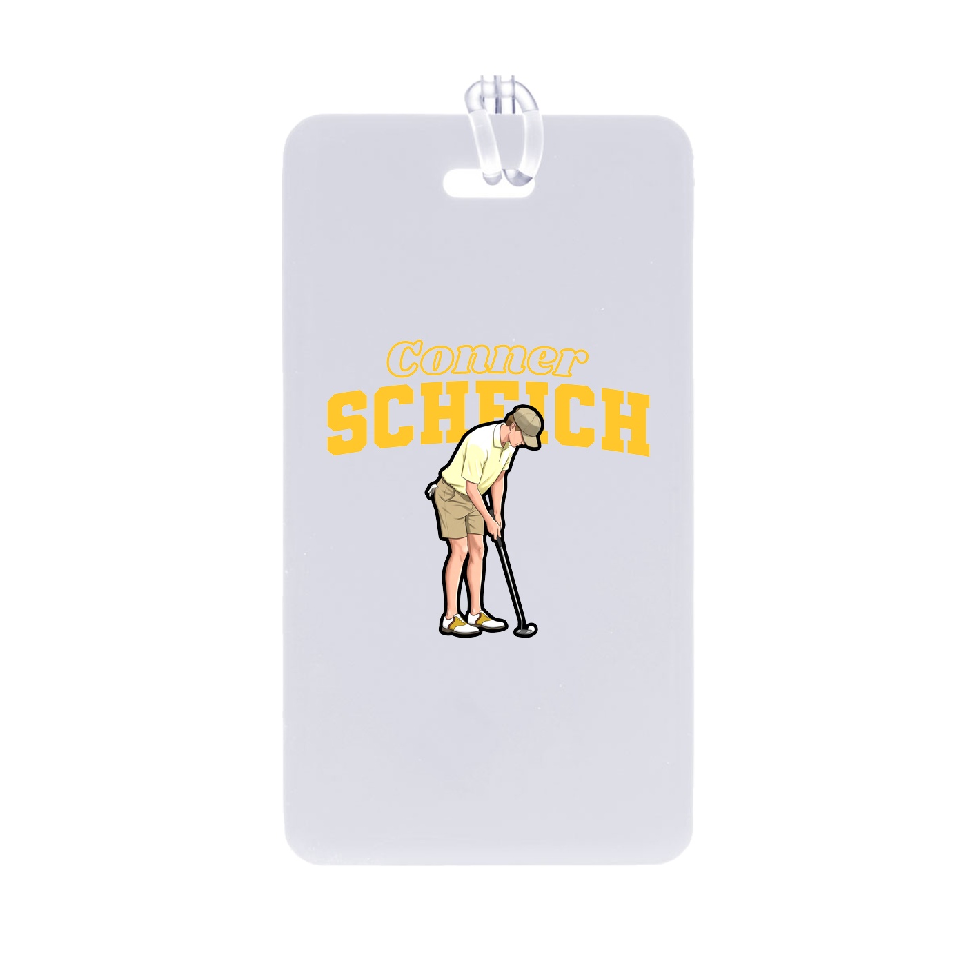 Bag Tag — Name Arch in Classic