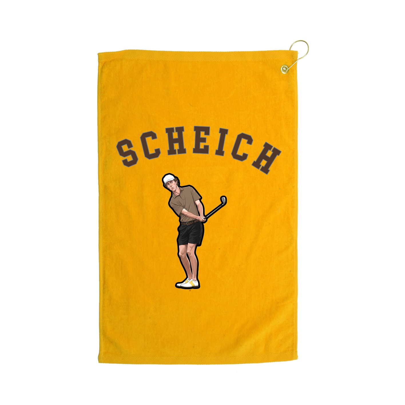Golf Towel — Shirsey Arch in Gold