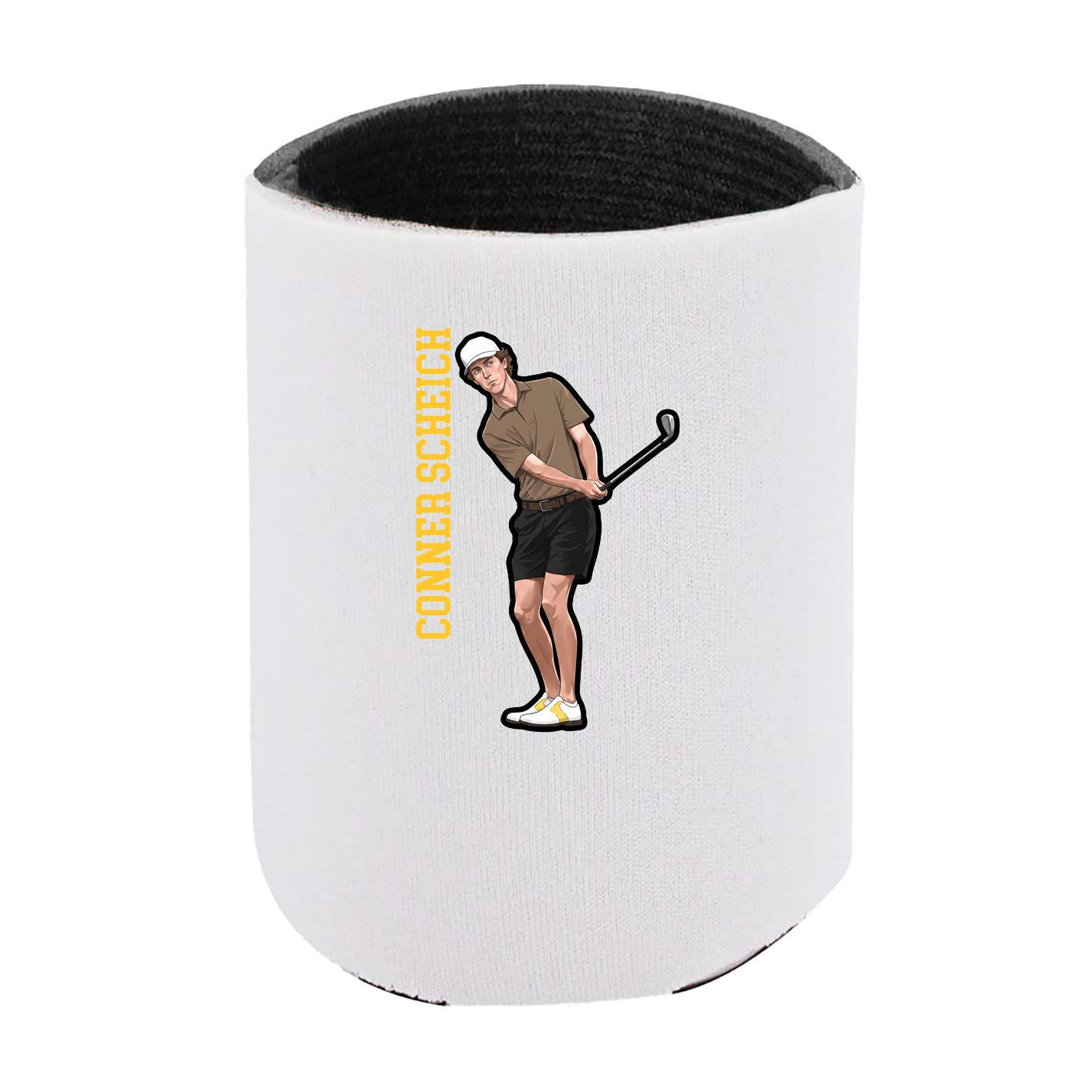 Can Holder — Name Vertical in White