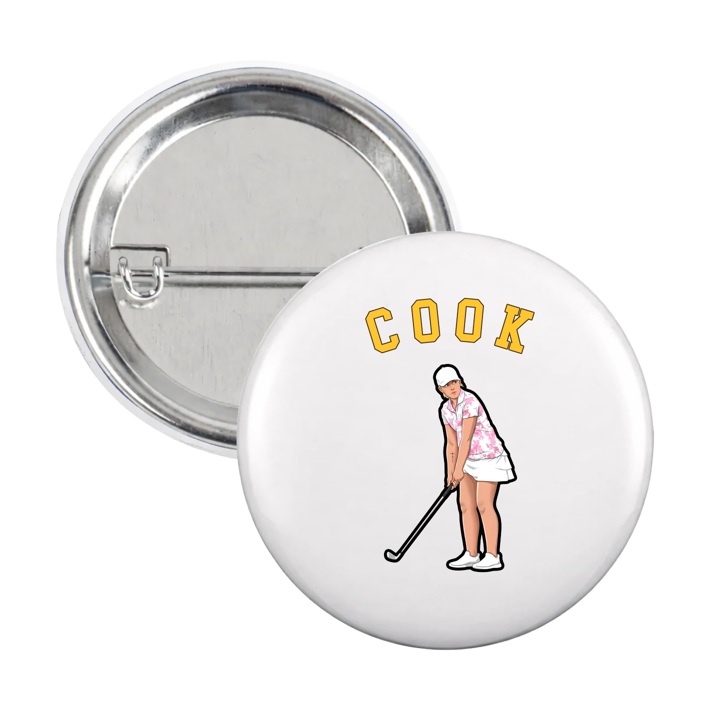 Game Day Button — Shirsey Arch in White