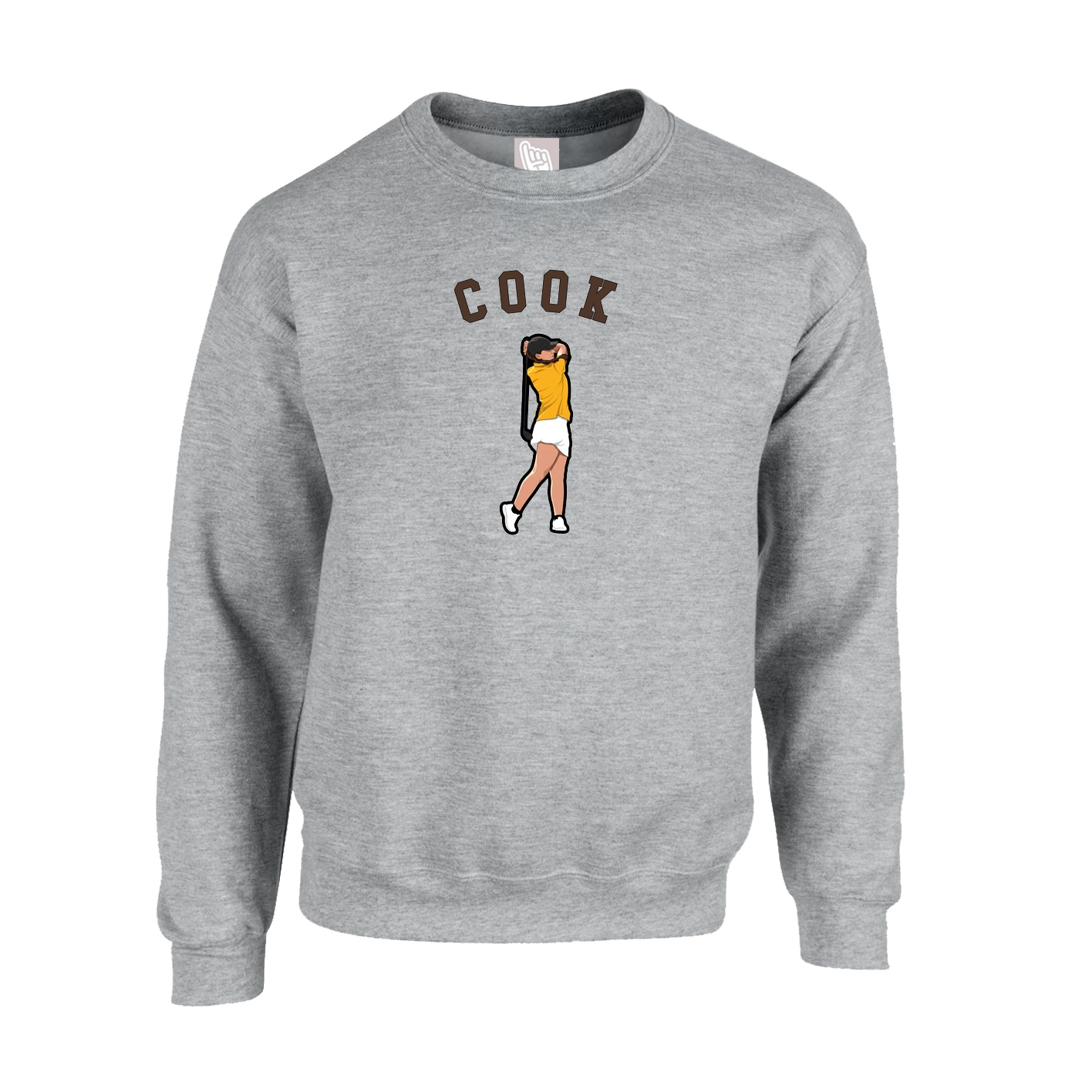 Fleece Crew — Shirsey Arch in Grey