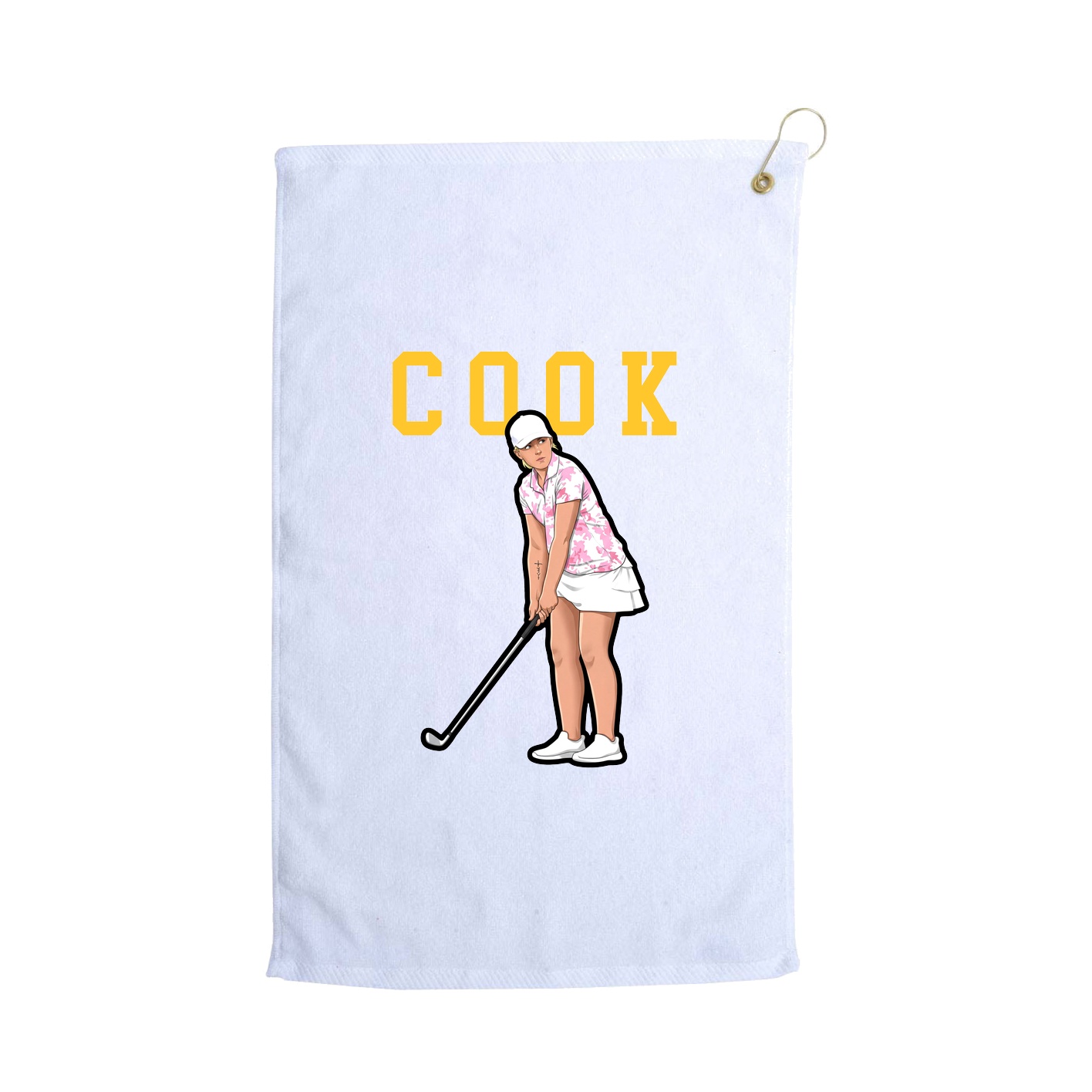 Golf Towel — Shirsey in White