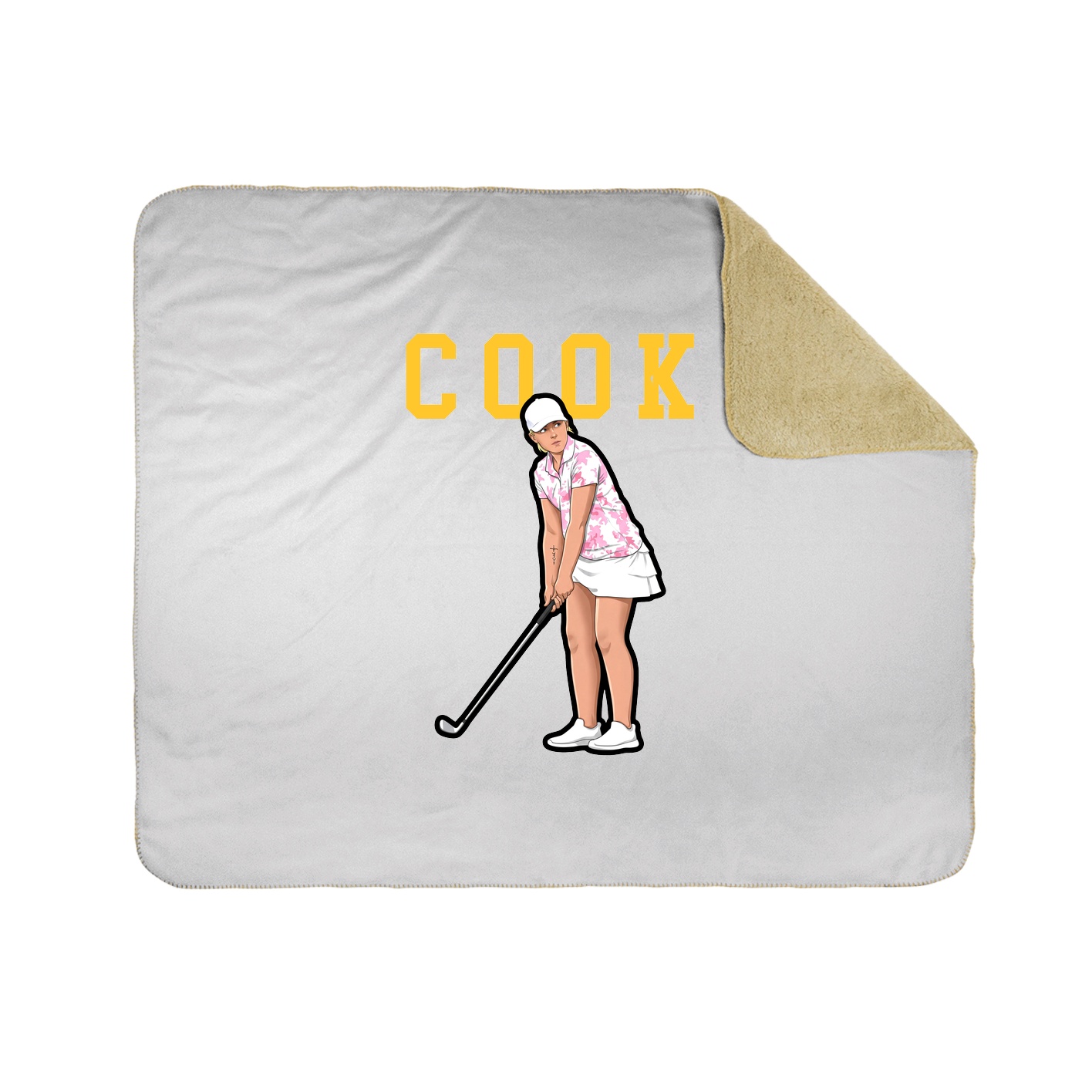Throw Blanket — Shirsey in White