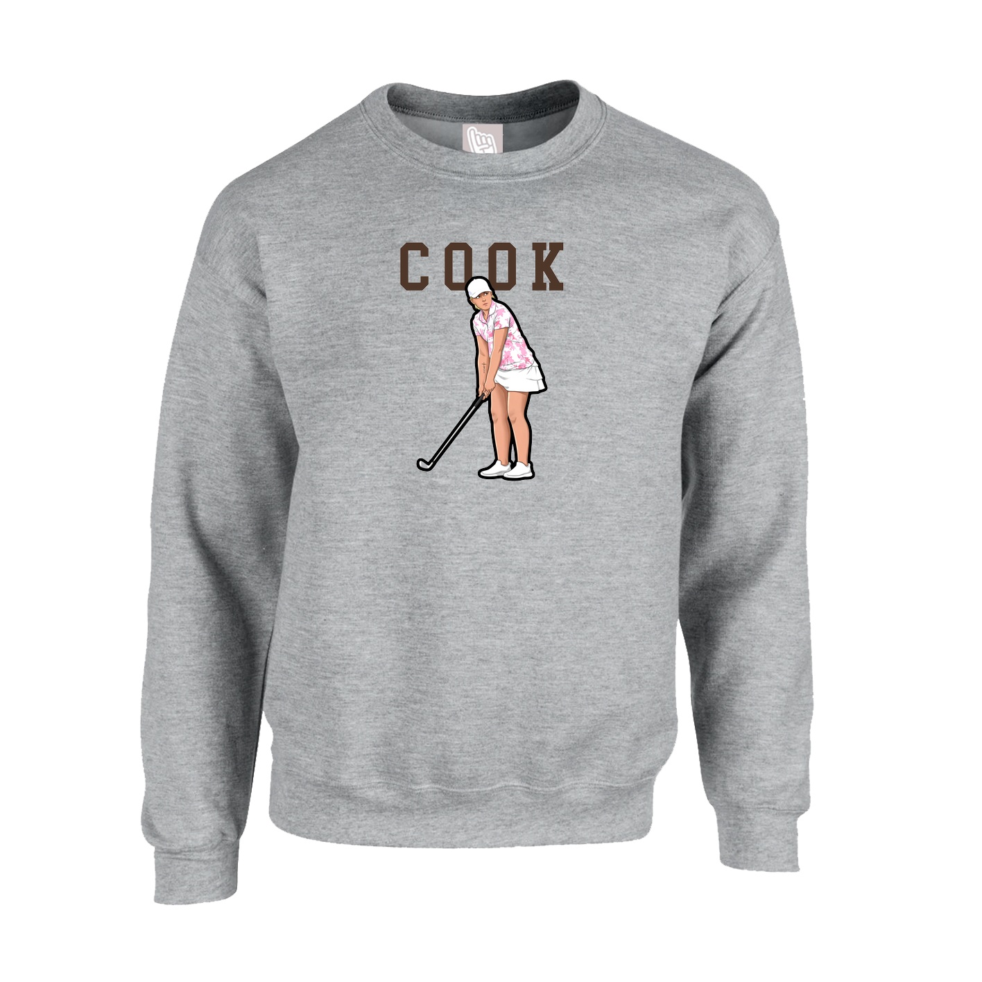 Fleece Crew — Shirsey in Grey