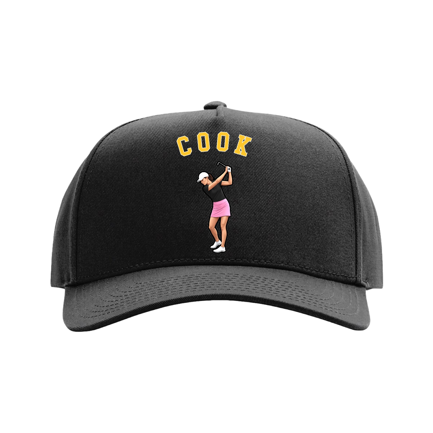 Full Fabric Five-Panel Champ Cap