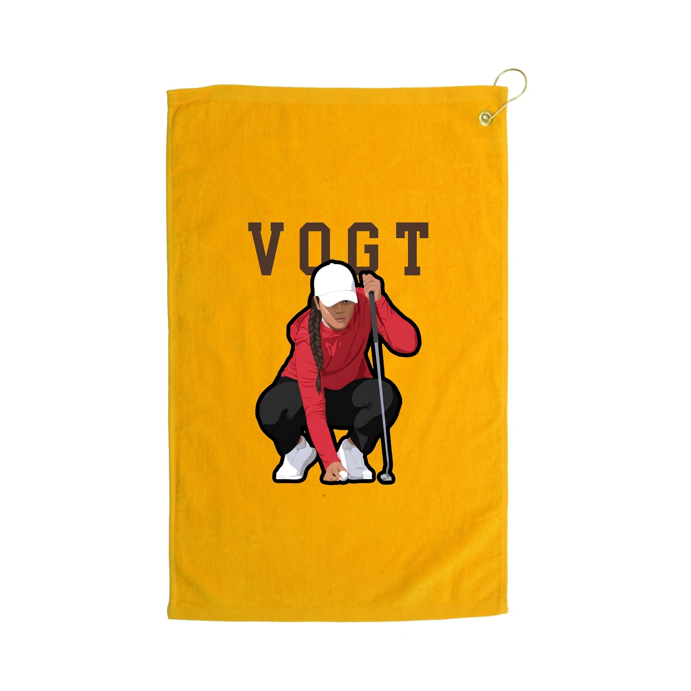 Golf Towel — Shirsey in Gold