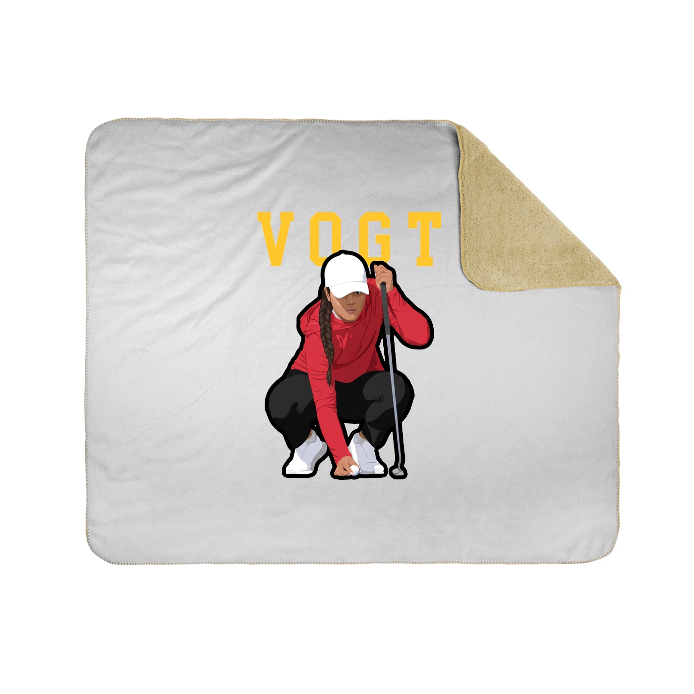 Throw Blanket — Shirsey in White