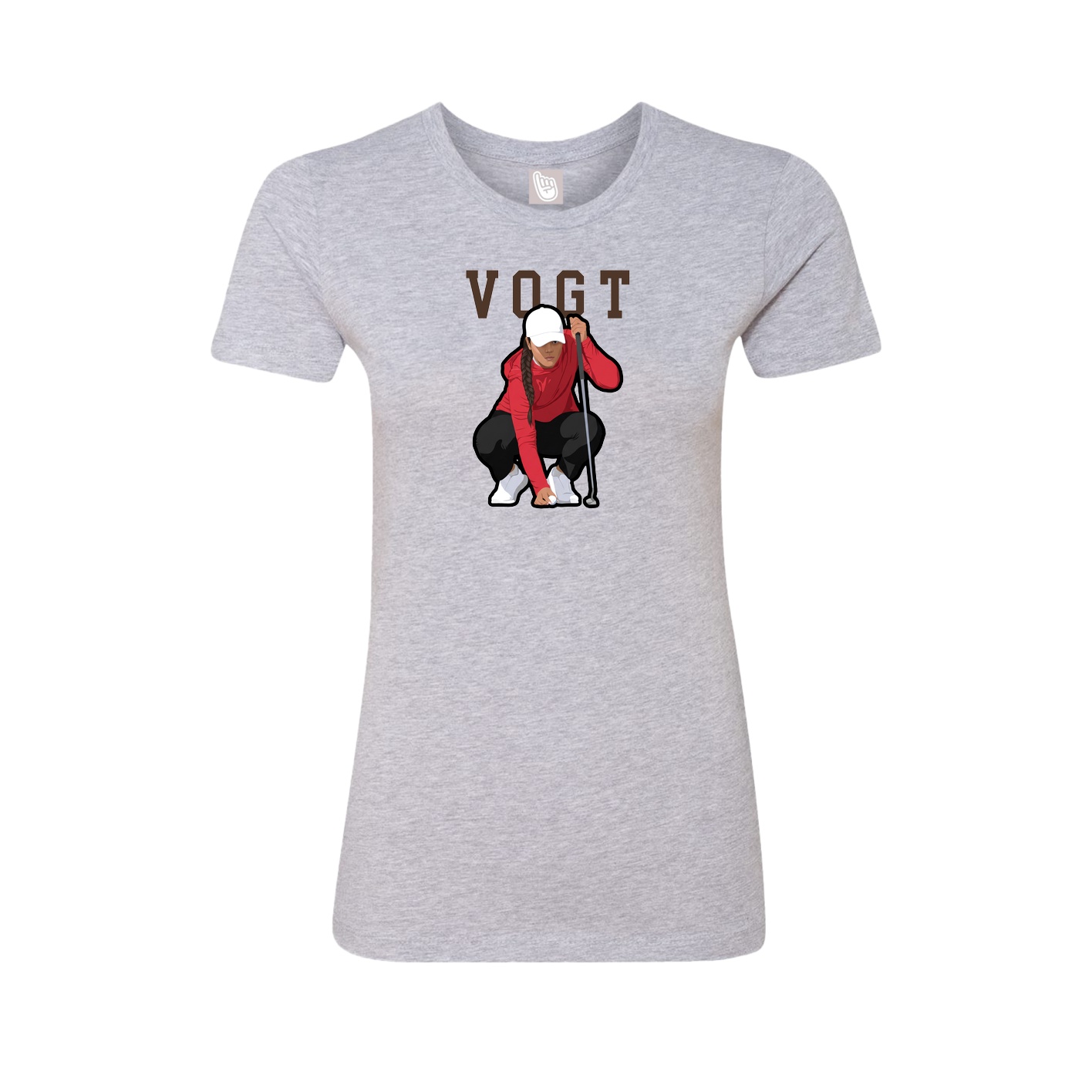 Fitted Women's Tee — Shirsey in Grey