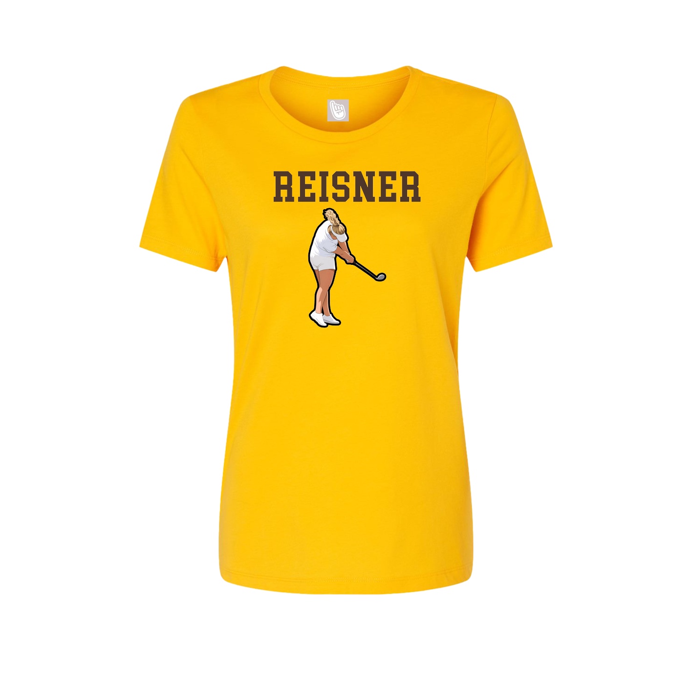 Fitted Women's Tee — Shirsey in Gold