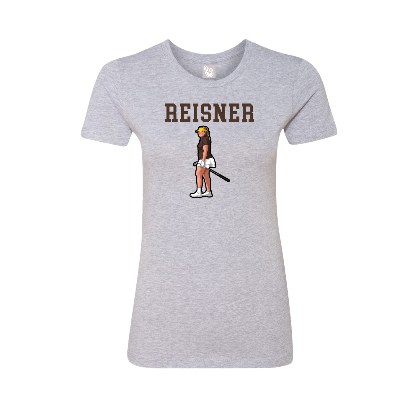 Fitted Women's Tee — Shirsey in Grey