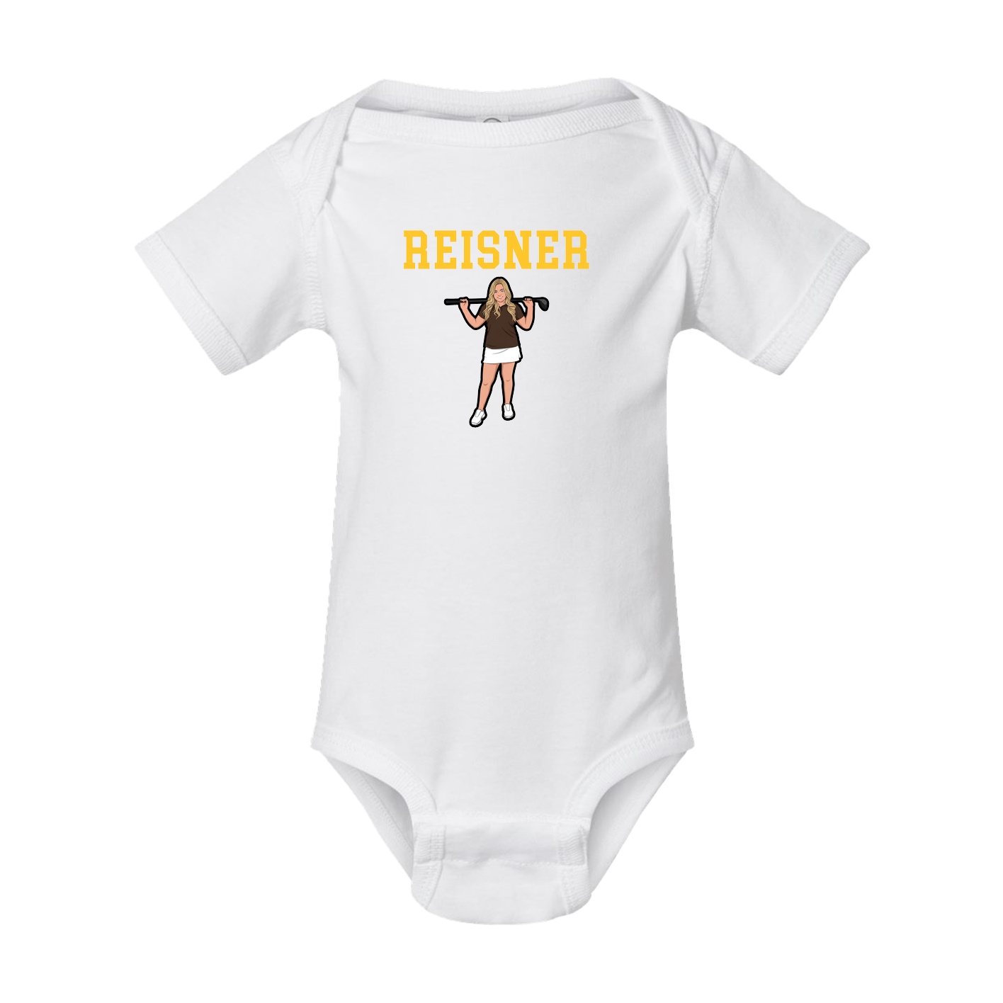 Baby Onesie — Shirsey in White