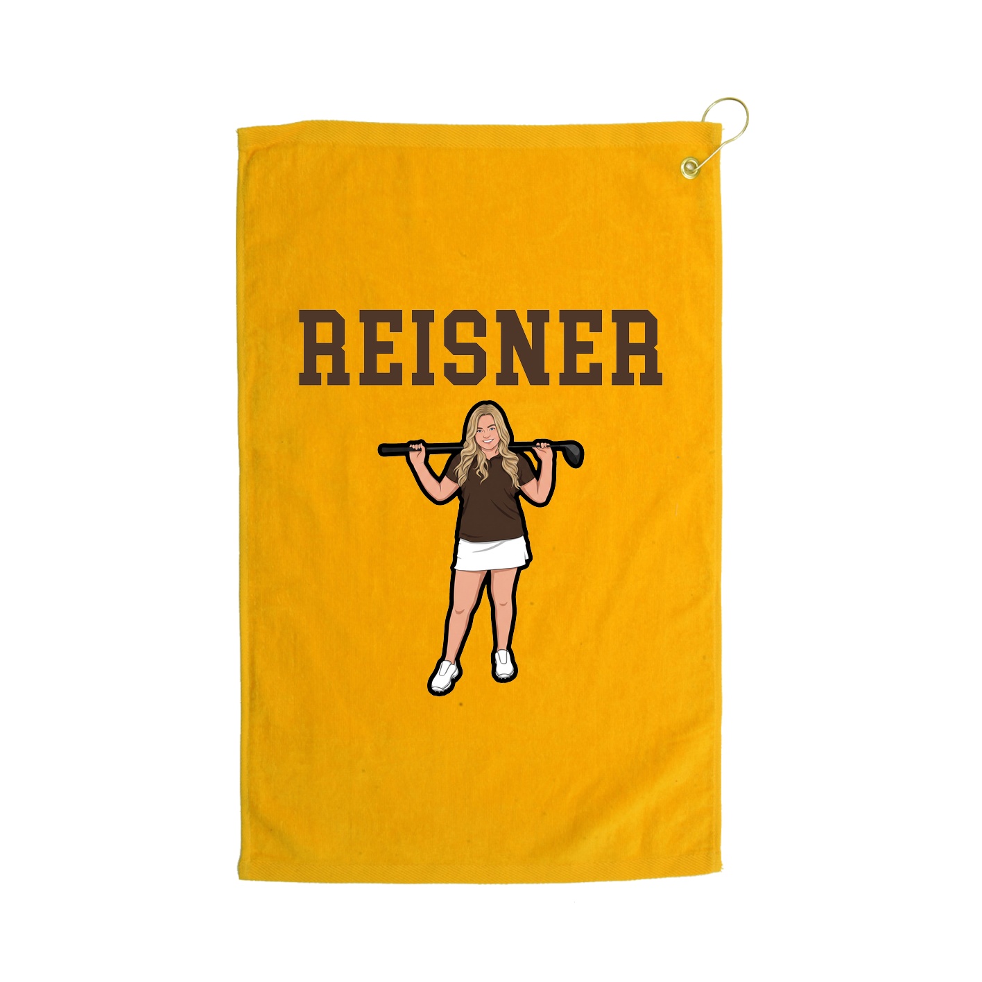 Golf Towel — Shirsey in Gold