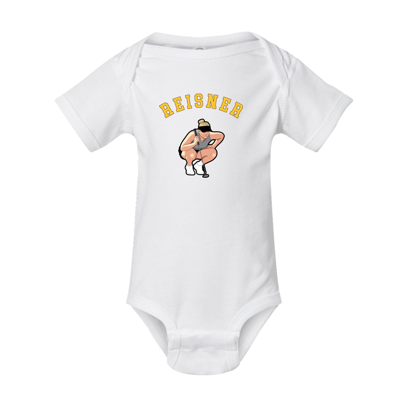 Baby Onesie — Shirsey Arch in White