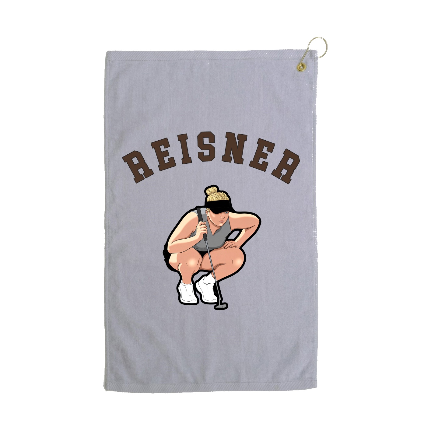 Golf Towel — Shirsey Arch in Grey