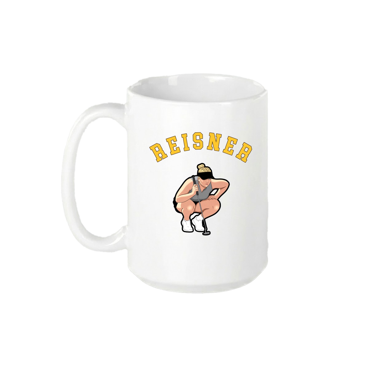 15oz Coffee Mug — Shirsey Arch in White