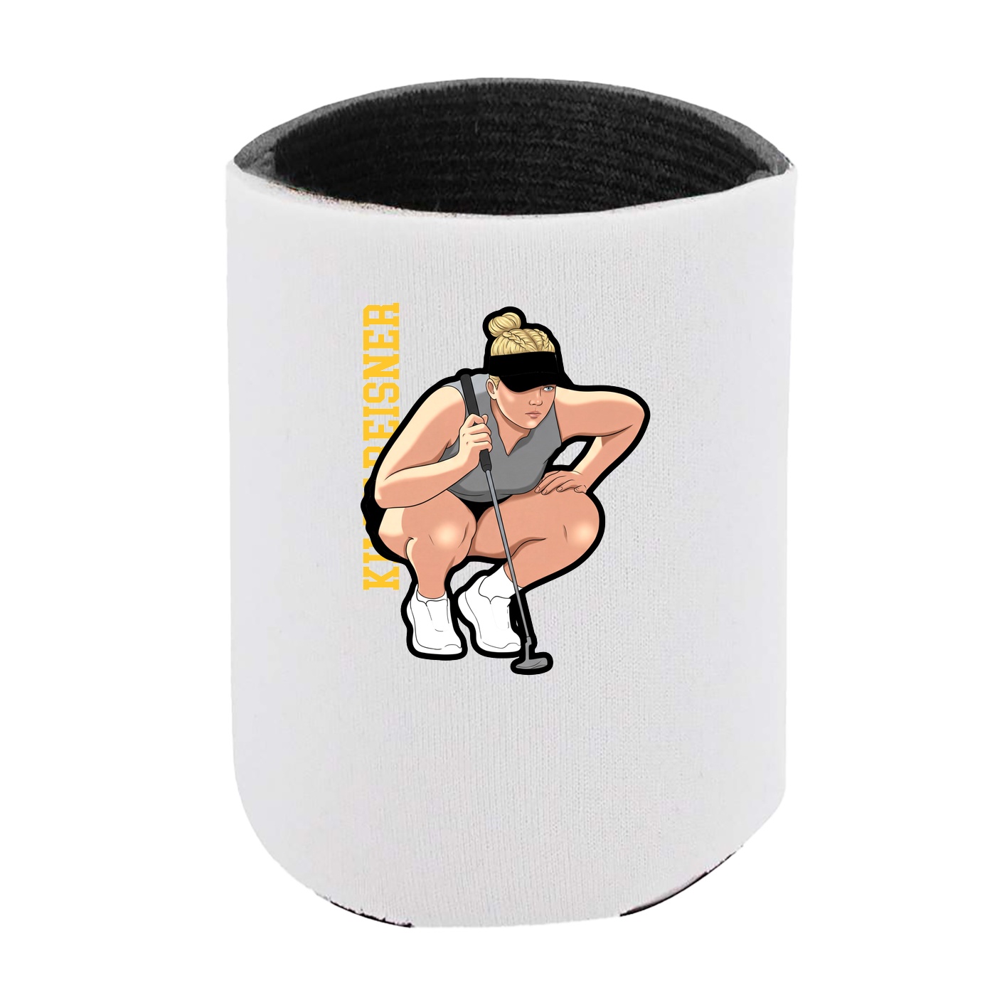 Can Holder — Name Vertical in White