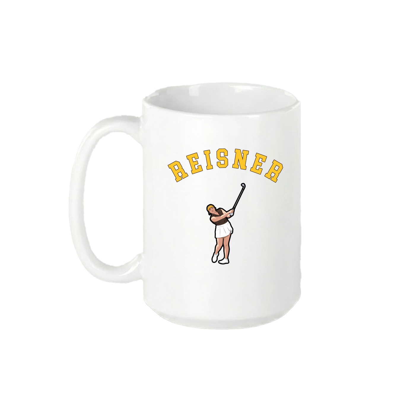 15oz Coffee Mug — Shirsey Arch in White