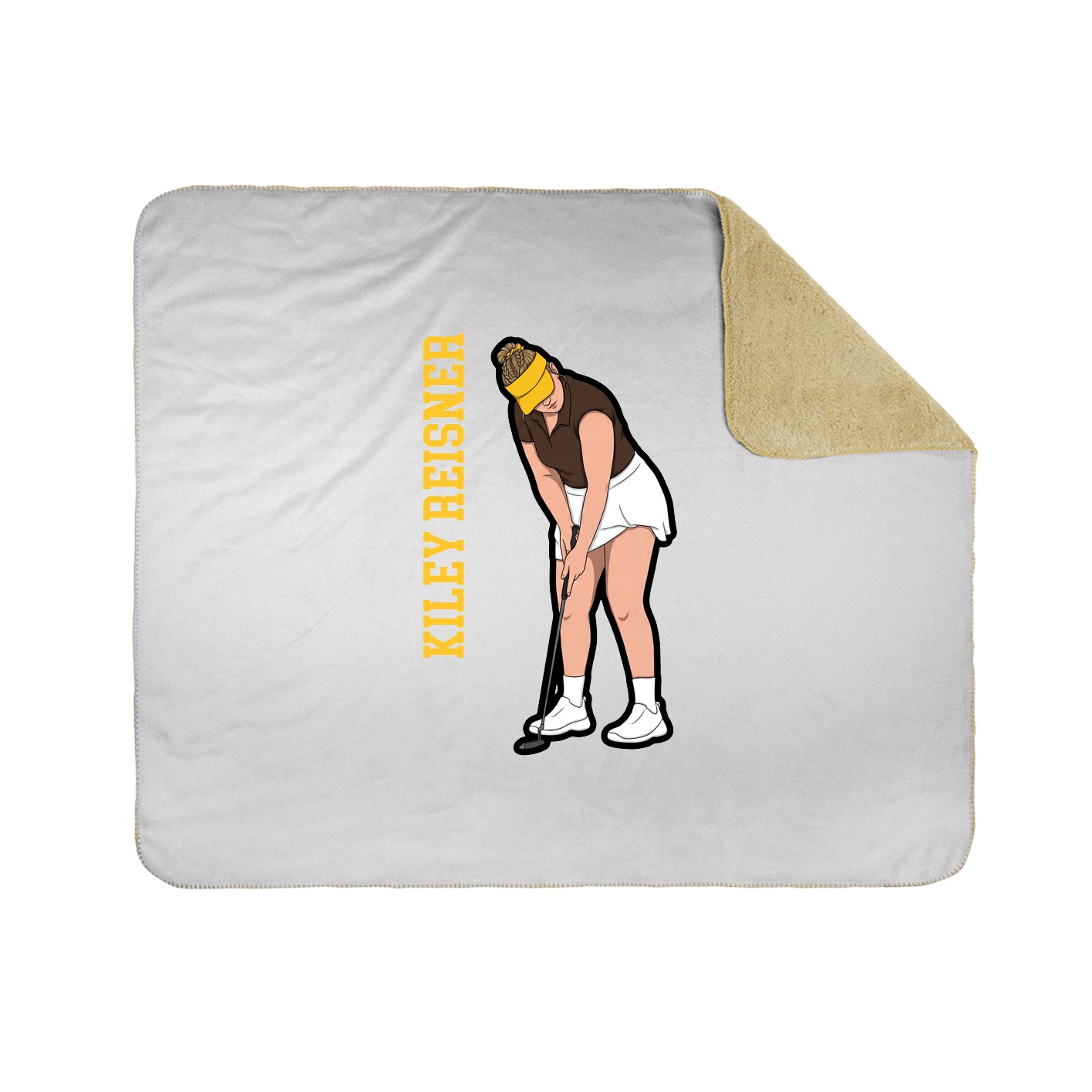 50x60 Sherpa Lined Throw Blanket