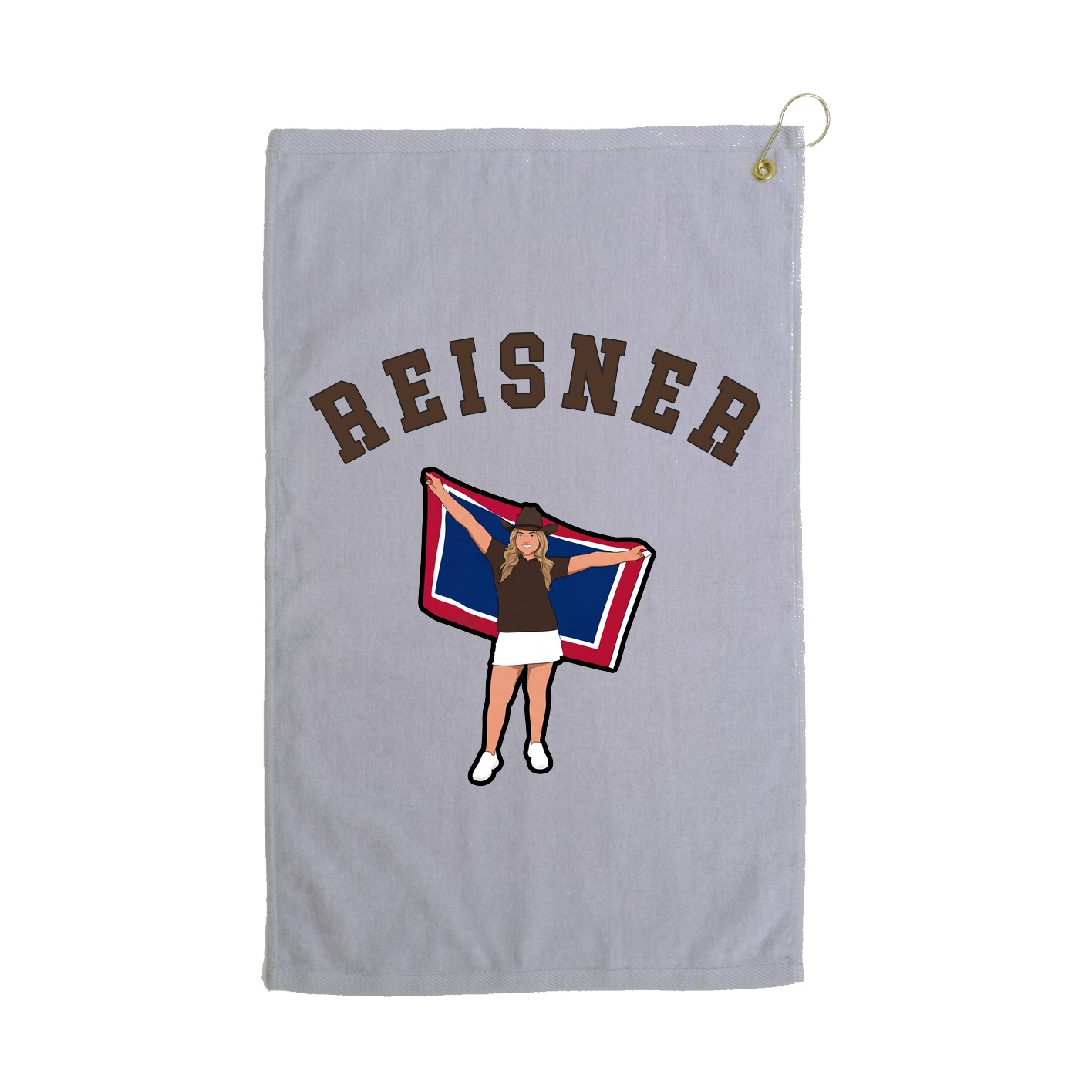 Golf Towel — Shirsey Arch in Grey
