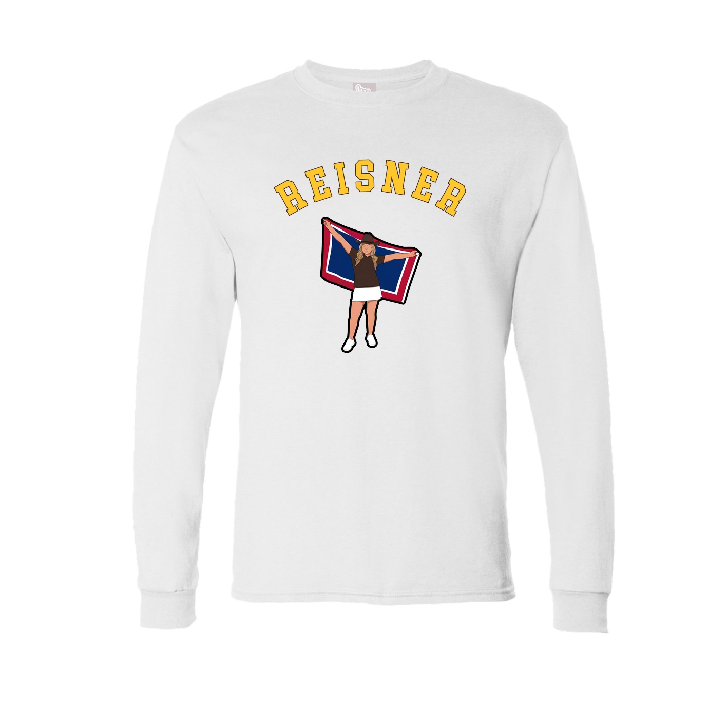 Long Sleeve Tee — Shirsey Arch in White