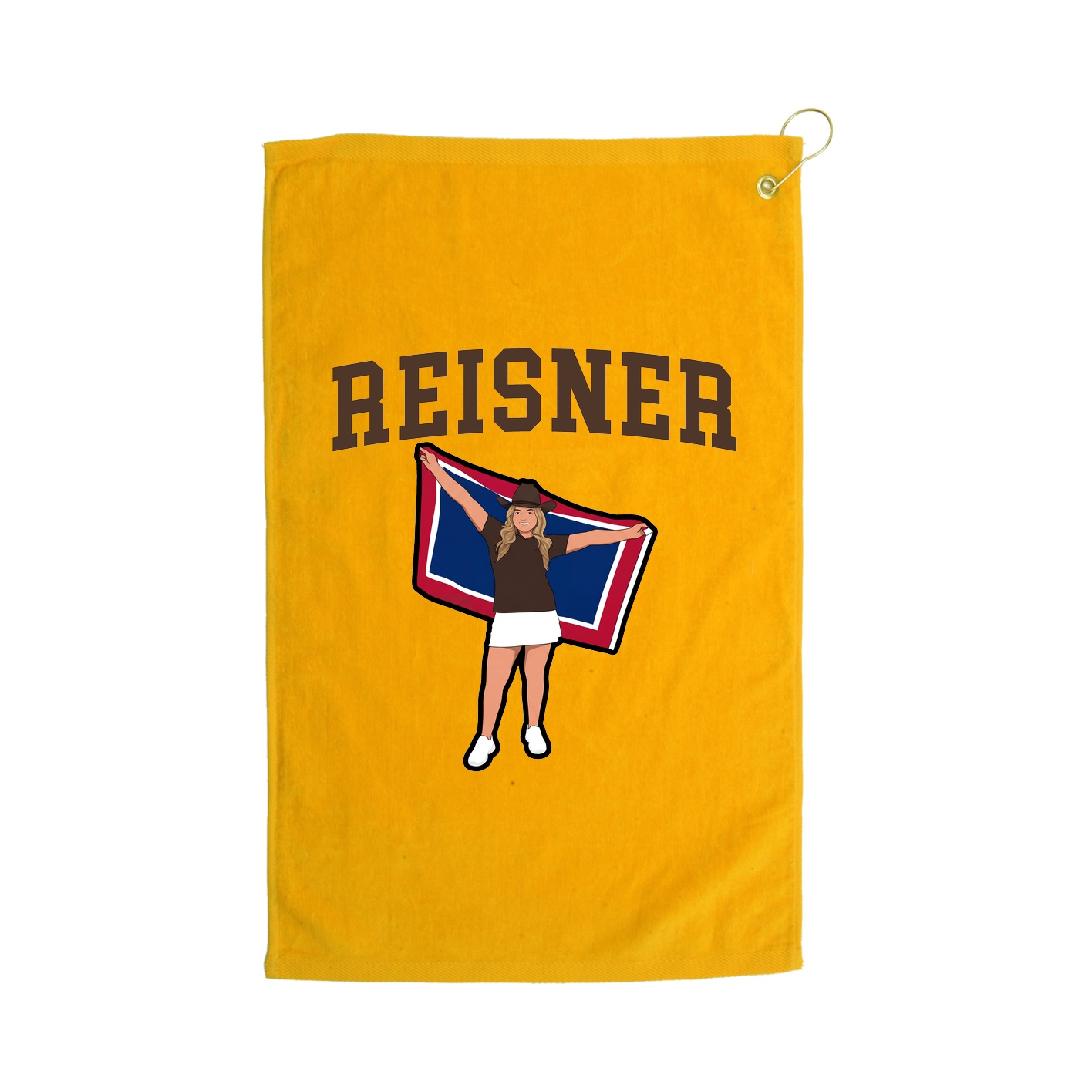 Golf Towel — Shirsey in Gold