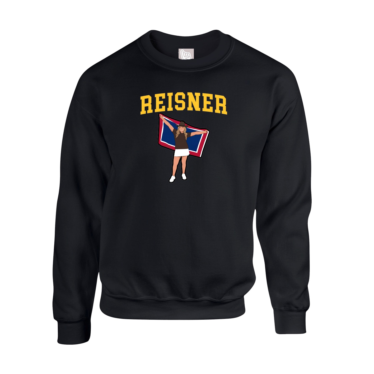 Fleece Crew — Shirsey in Black