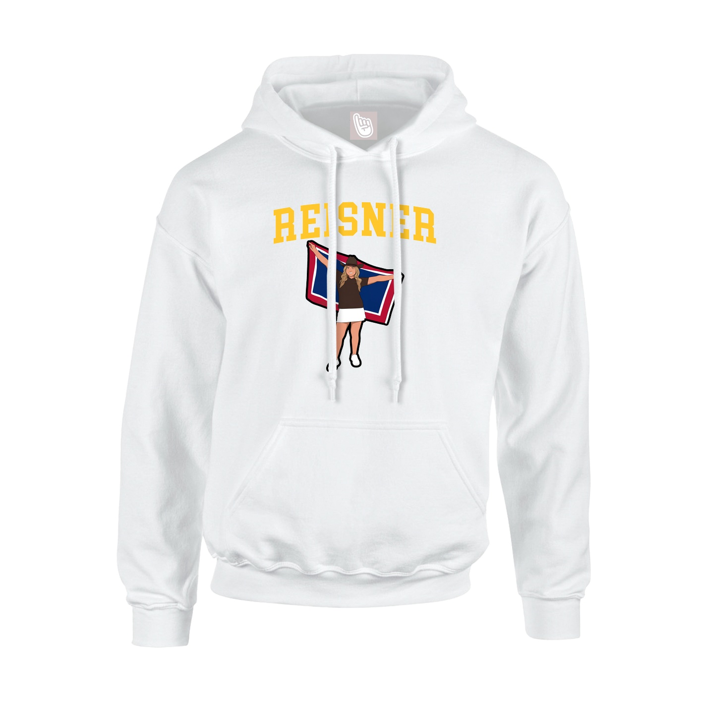 Youth Hoodie — Shirsey in White