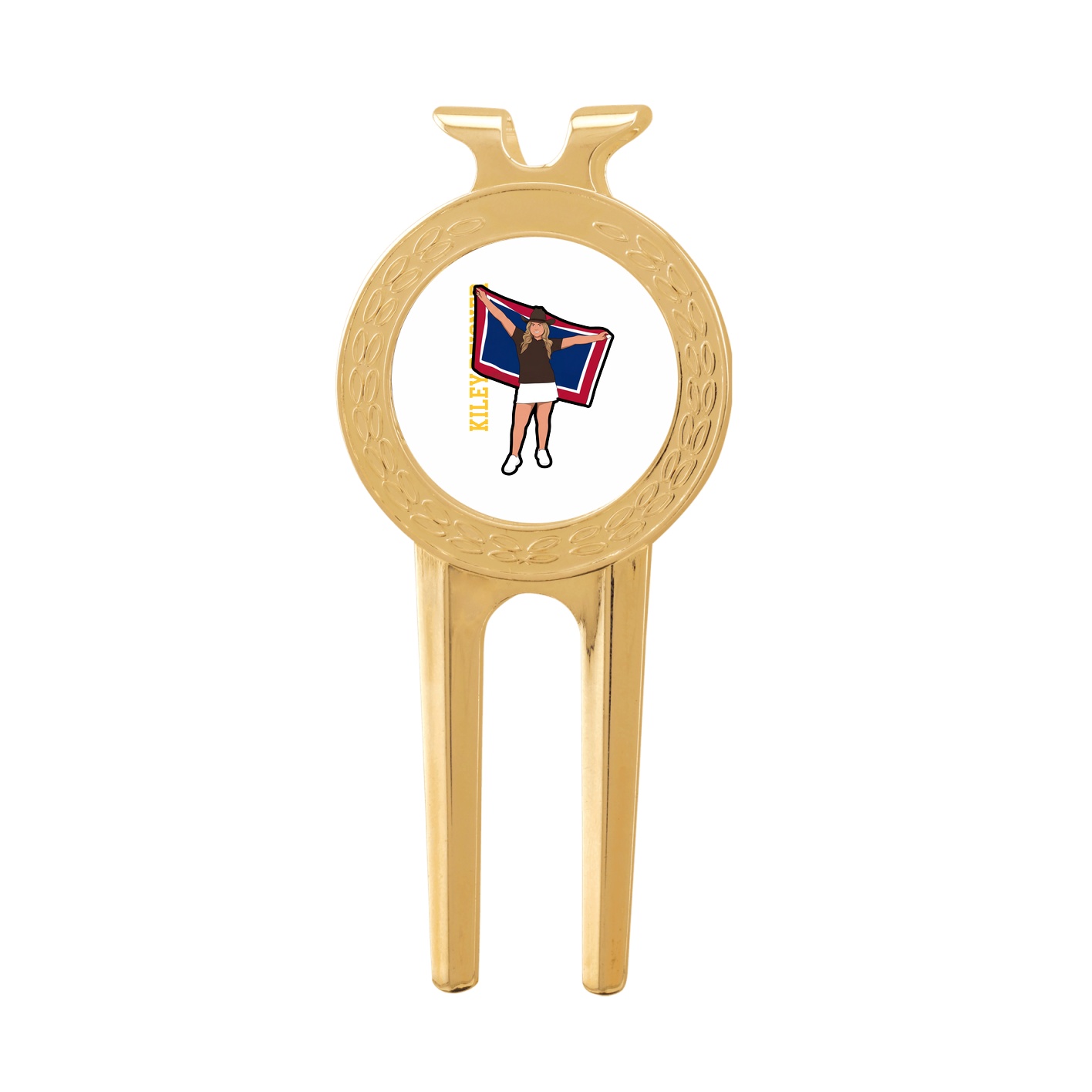 Divot Tool with Ball Marker — Name Vertical in Classic