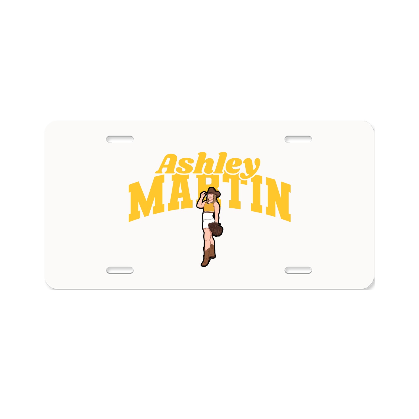 License Plate — Signature Arch in Classic