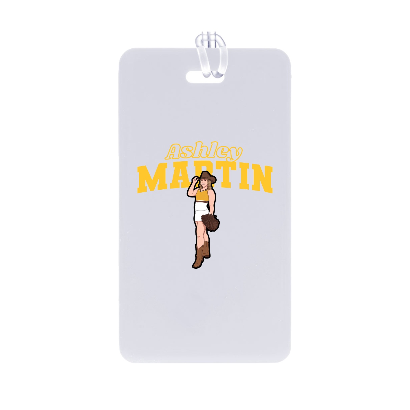 Bag Tag — Name Arch in Classic