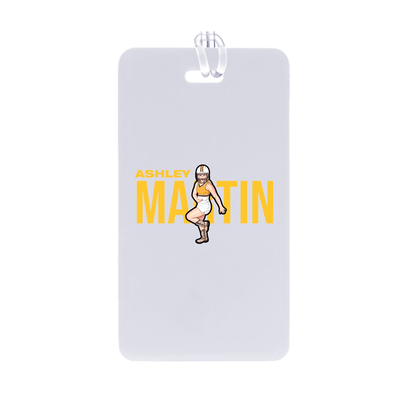 Bag Tag — Player Name in Classic
