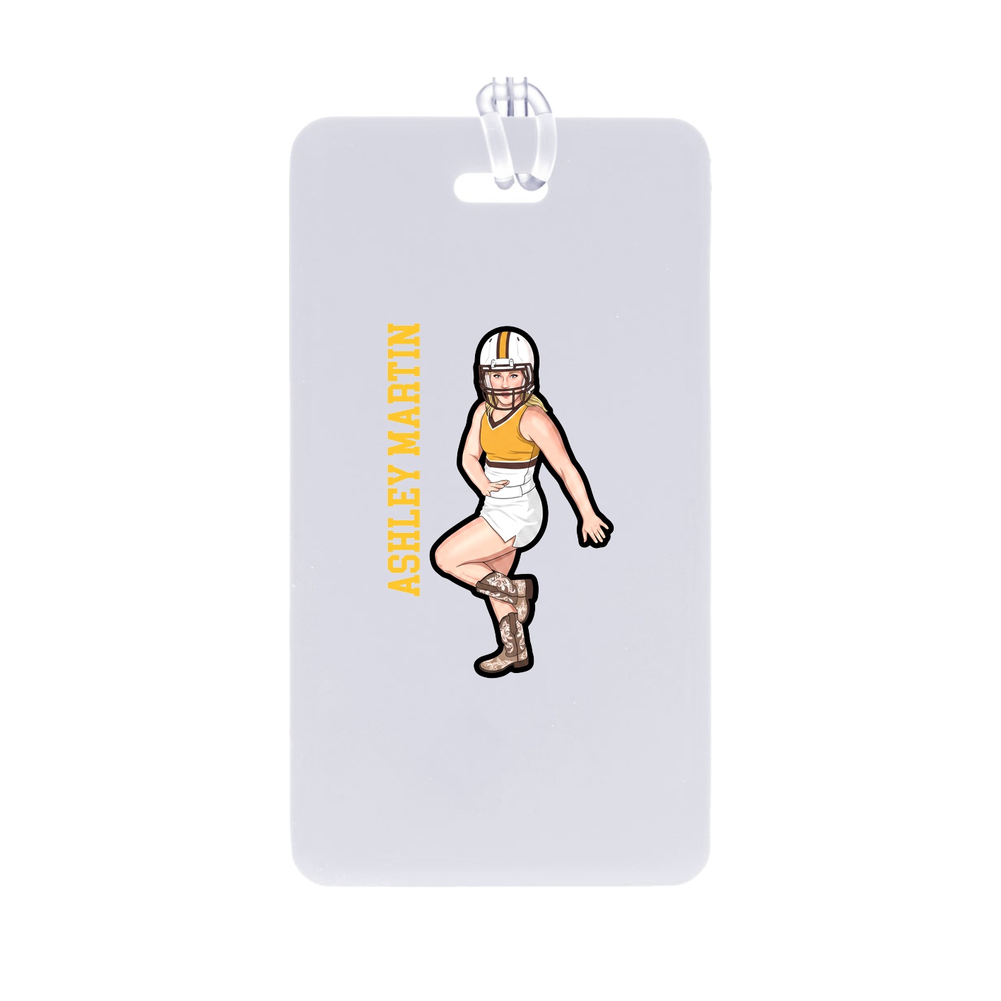 Bag Tag — Name Vertical in Classic