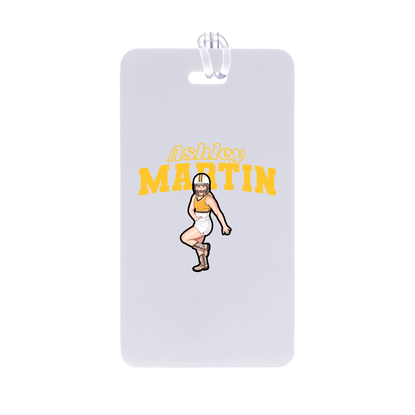 Bag Tag — Name Arch in Classic