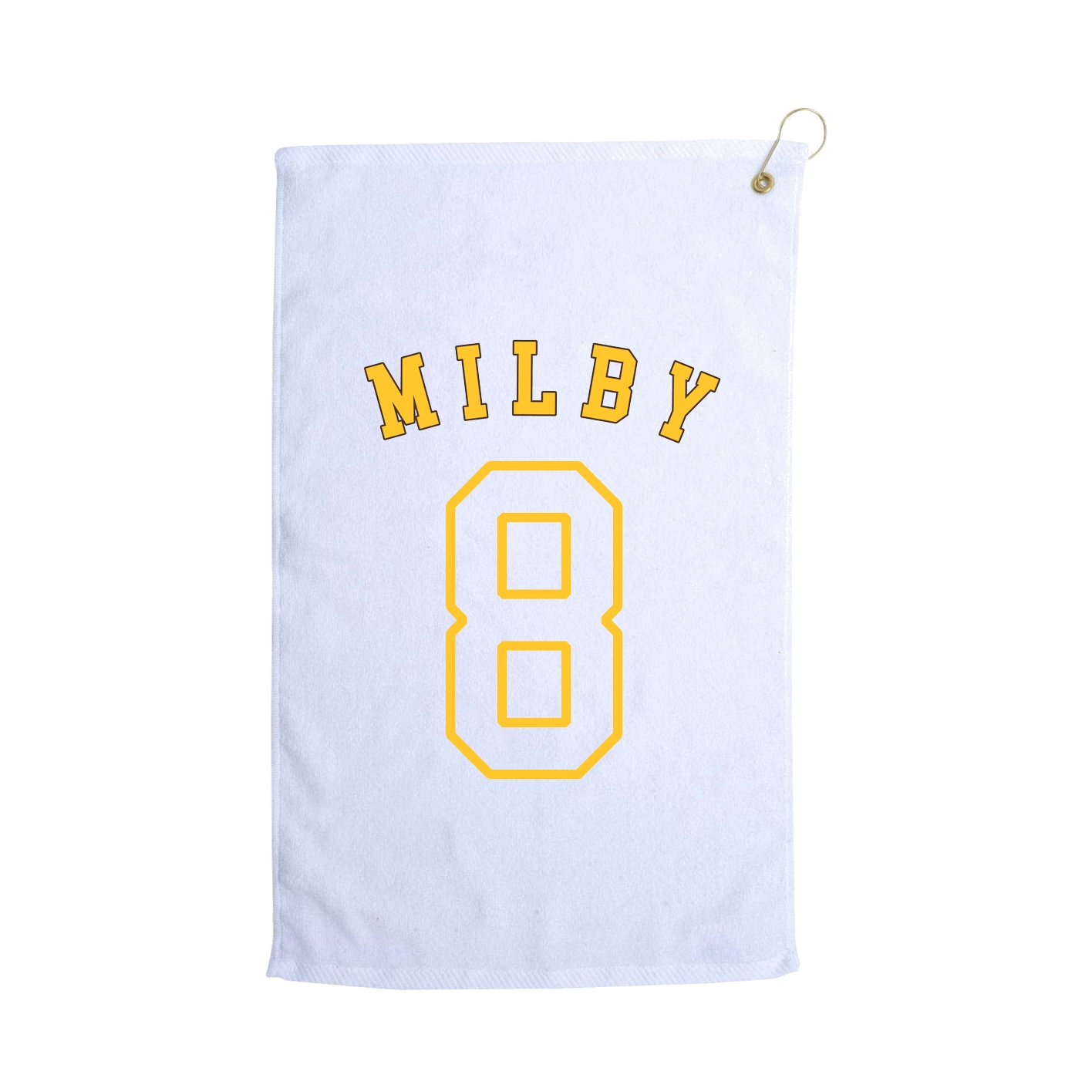 Golf Towel — Shirsey Arch in White