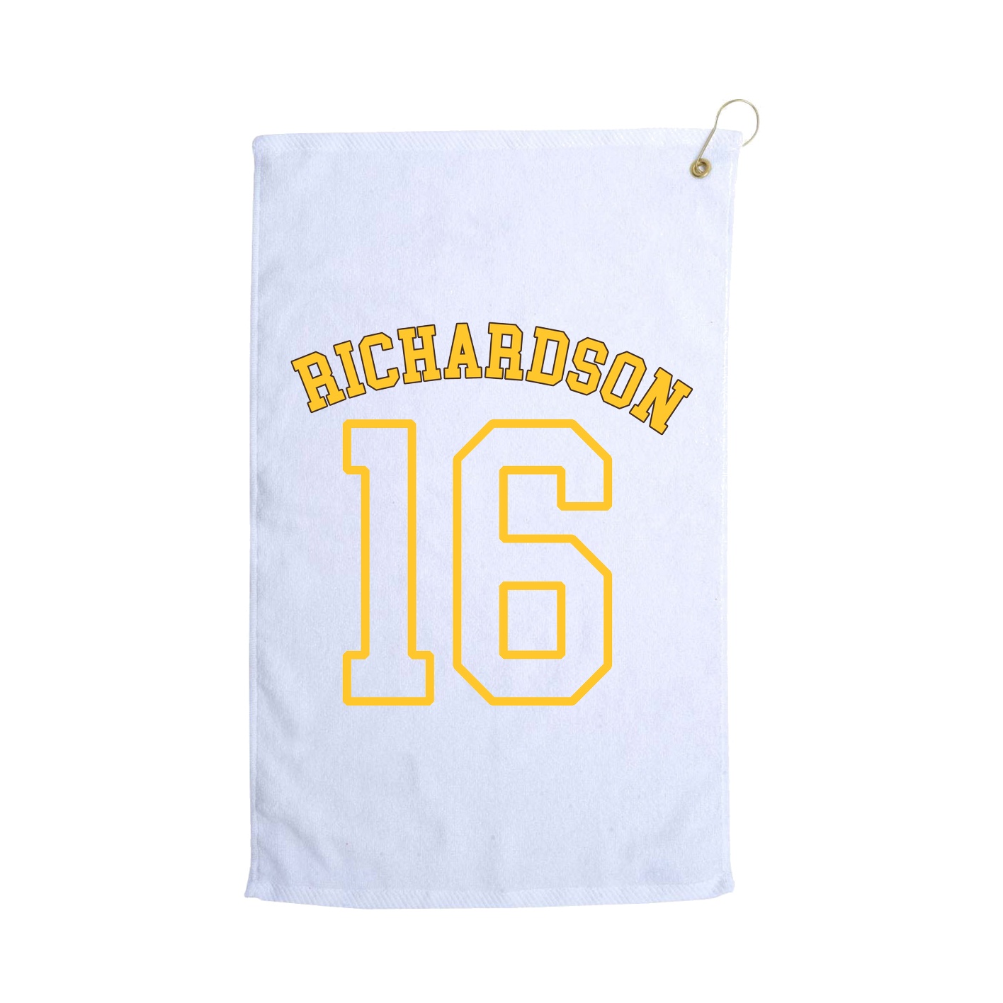 Golf Towel — Shirsey Arch in White