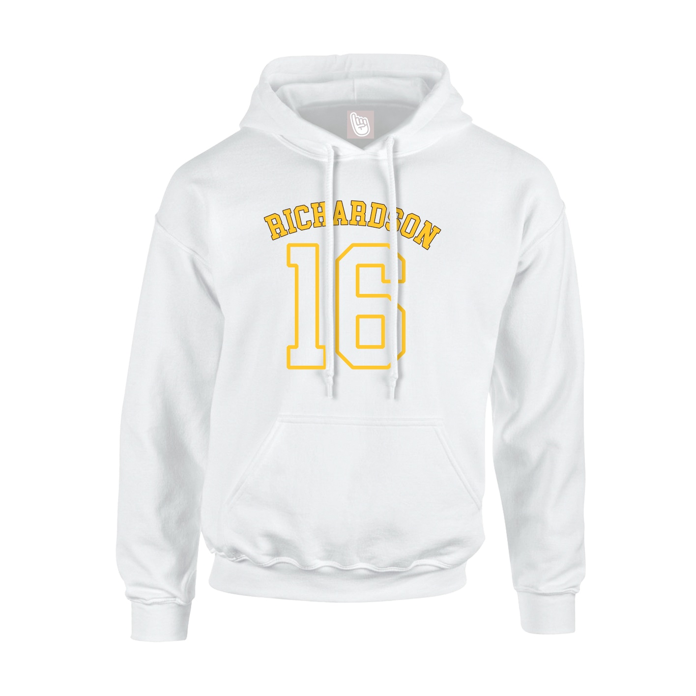 Hoodie — Shirsey Arch in White