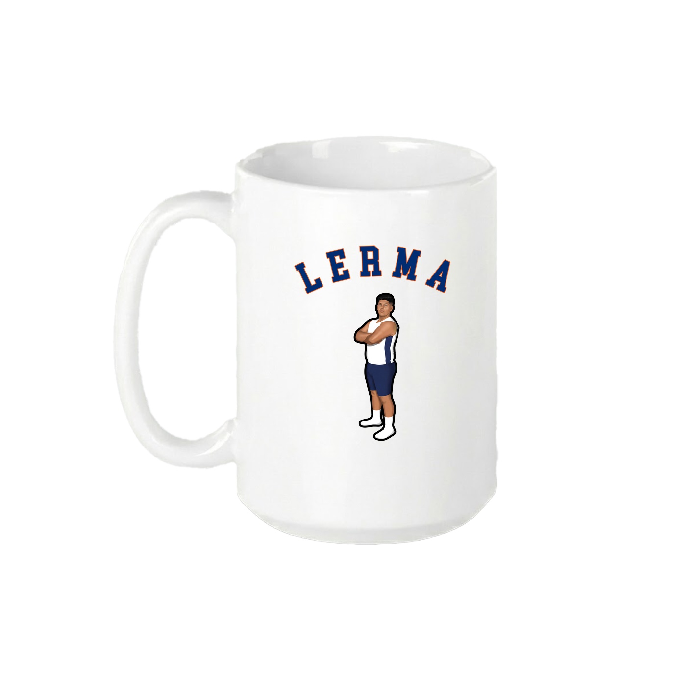 15oz Coffee Mug — Shirsey Arch in White