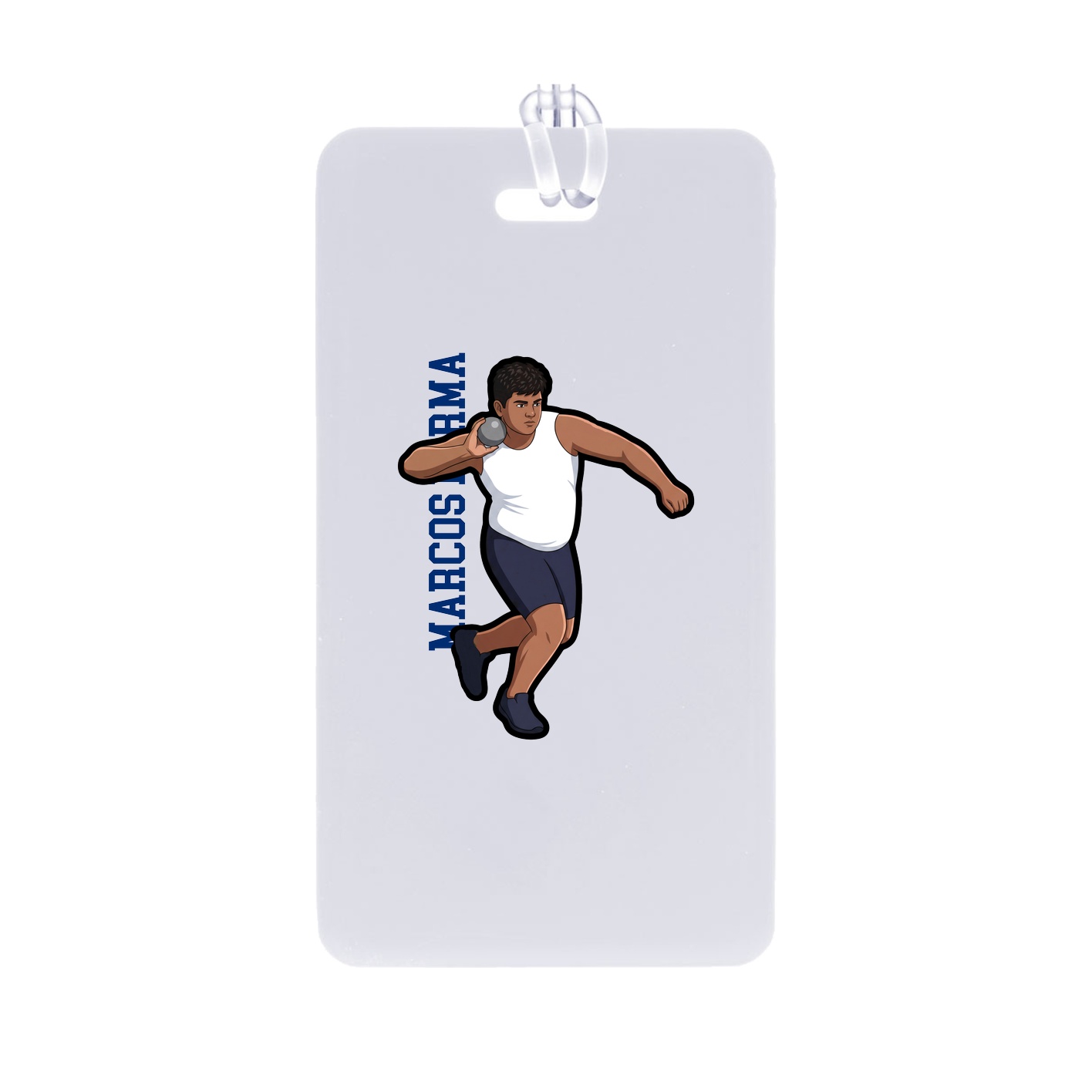 Bag Tag — Name Vertical in Classic