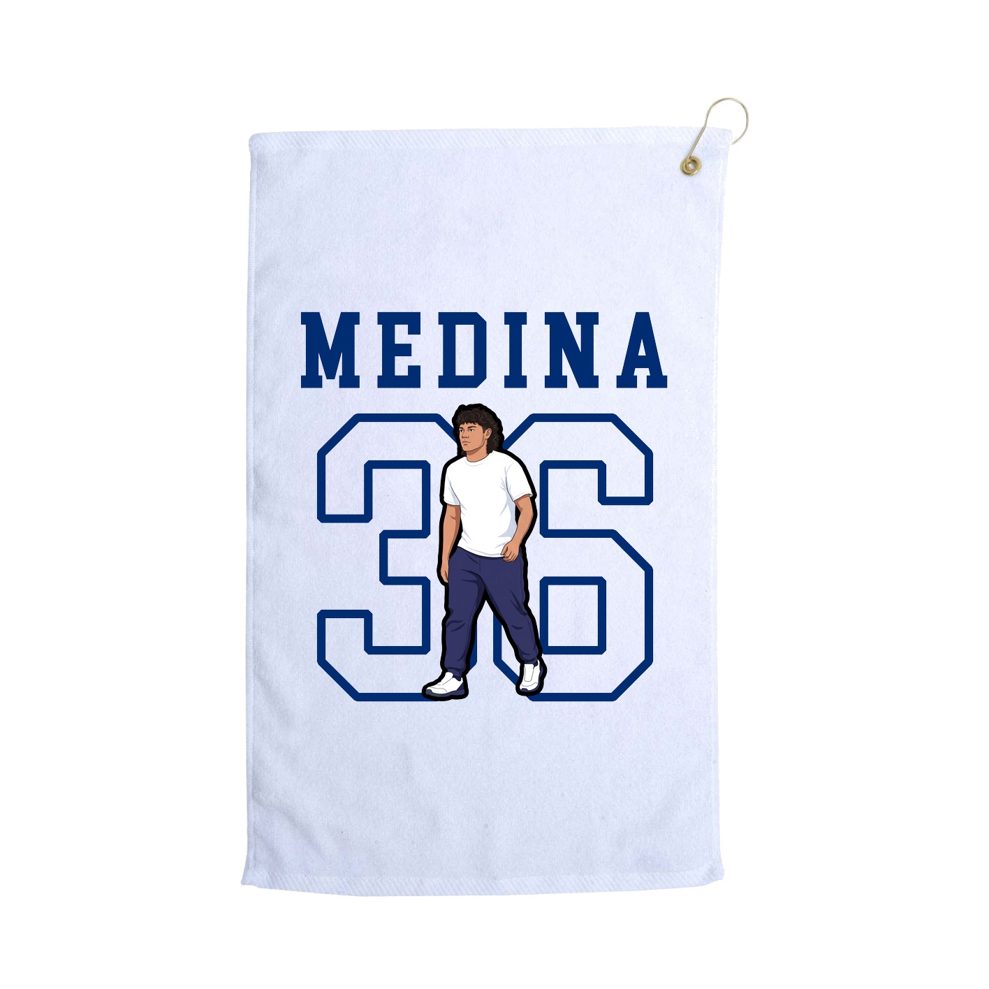 Golf Towel — Shirsey in White