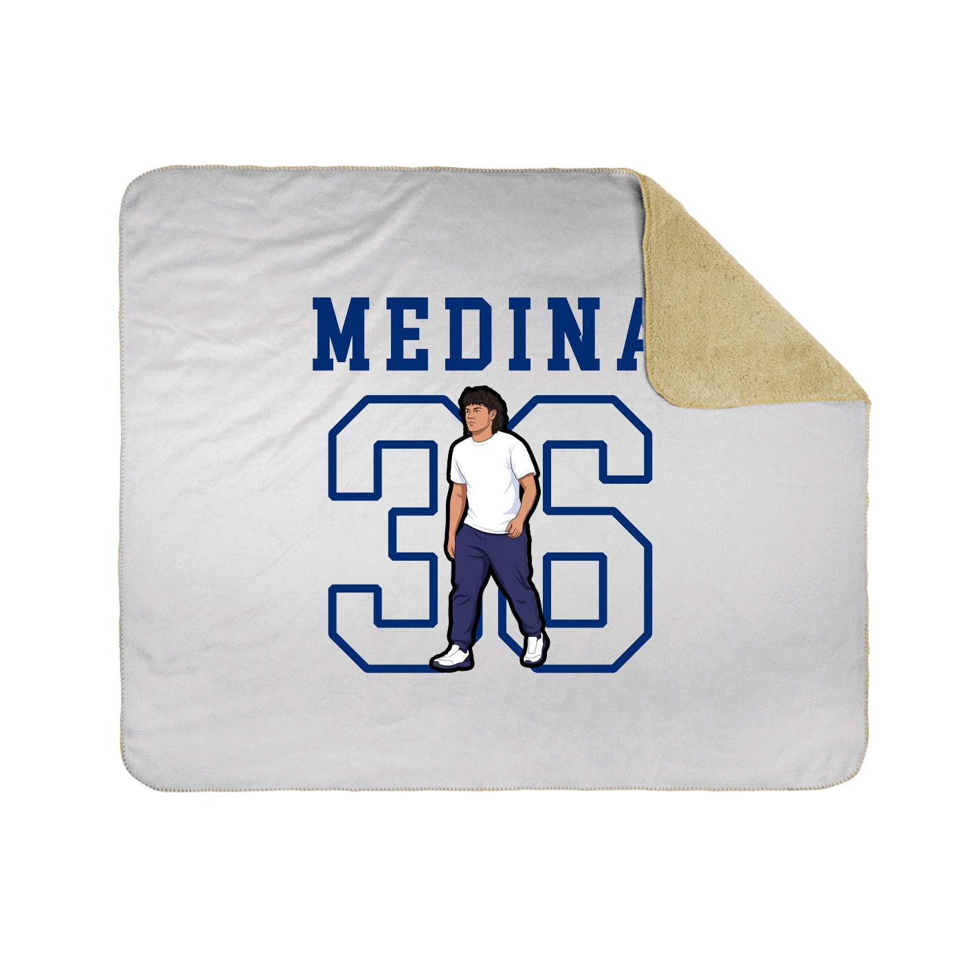 Throw Blanket — Shirsey in White