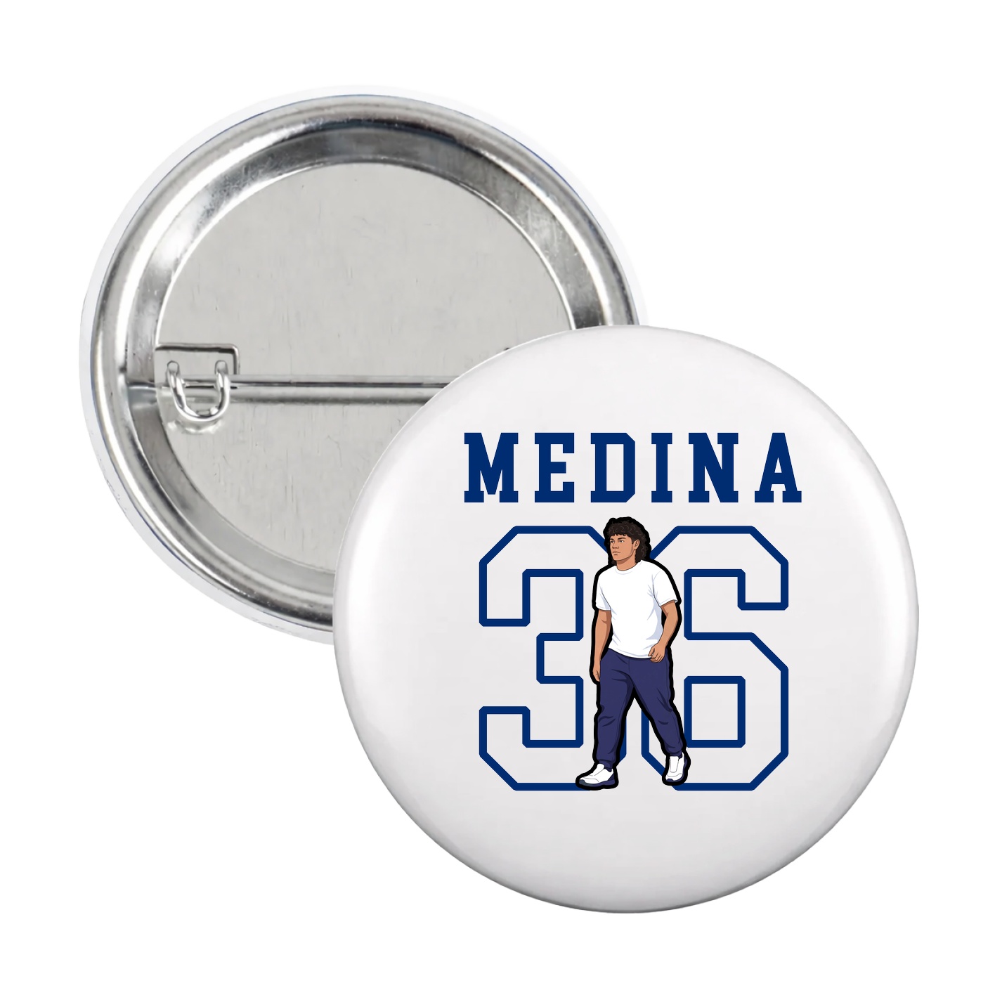 Game Day Button — Shirsey in White