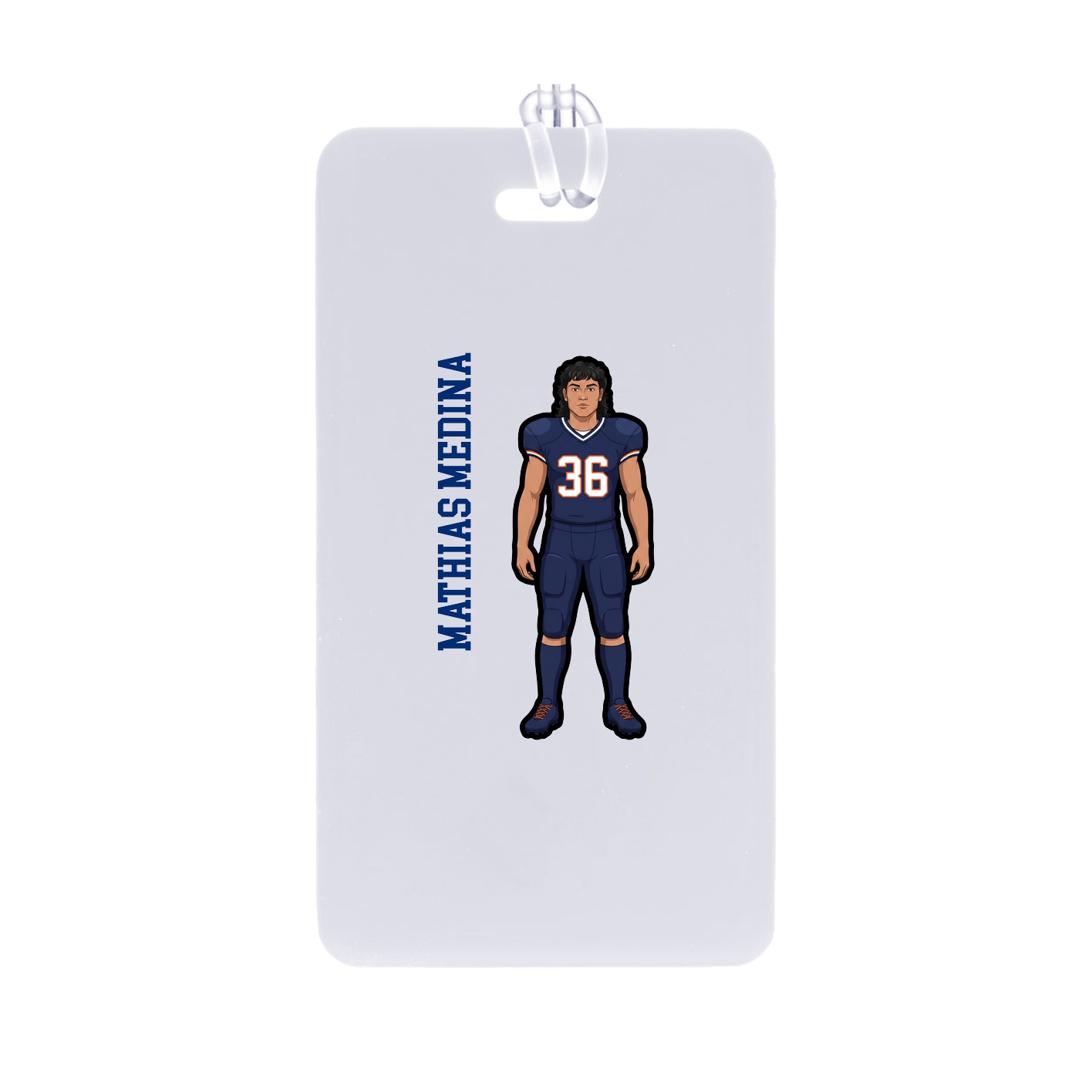 Bag Tag — Name Vertical in Classic