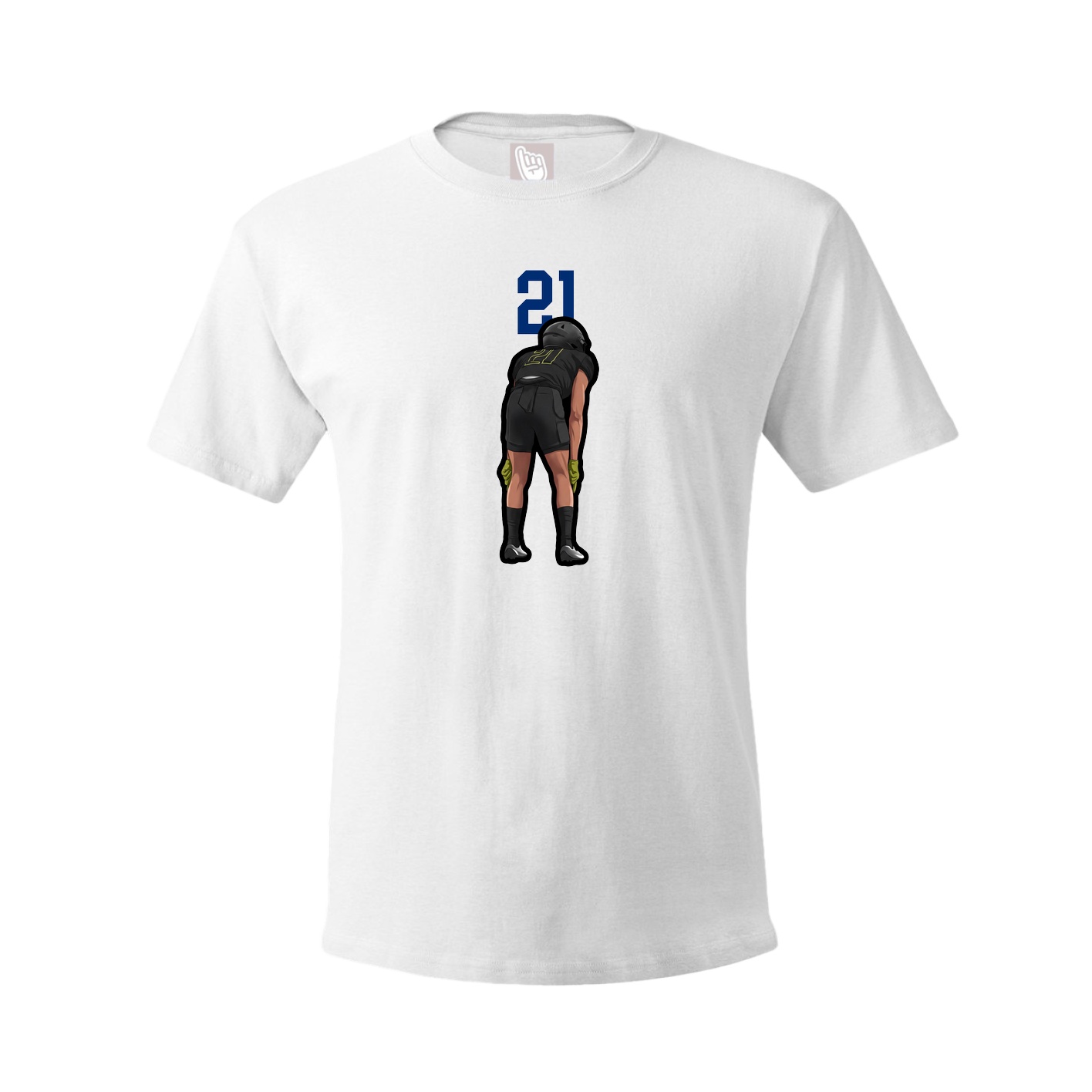Tee — Number Top in White