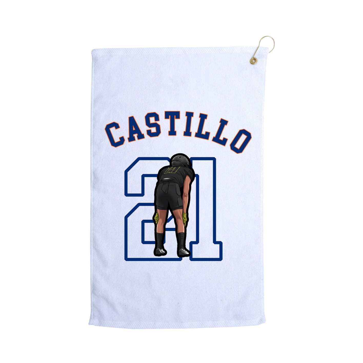 Golf Towel — Shirsey Arch in White