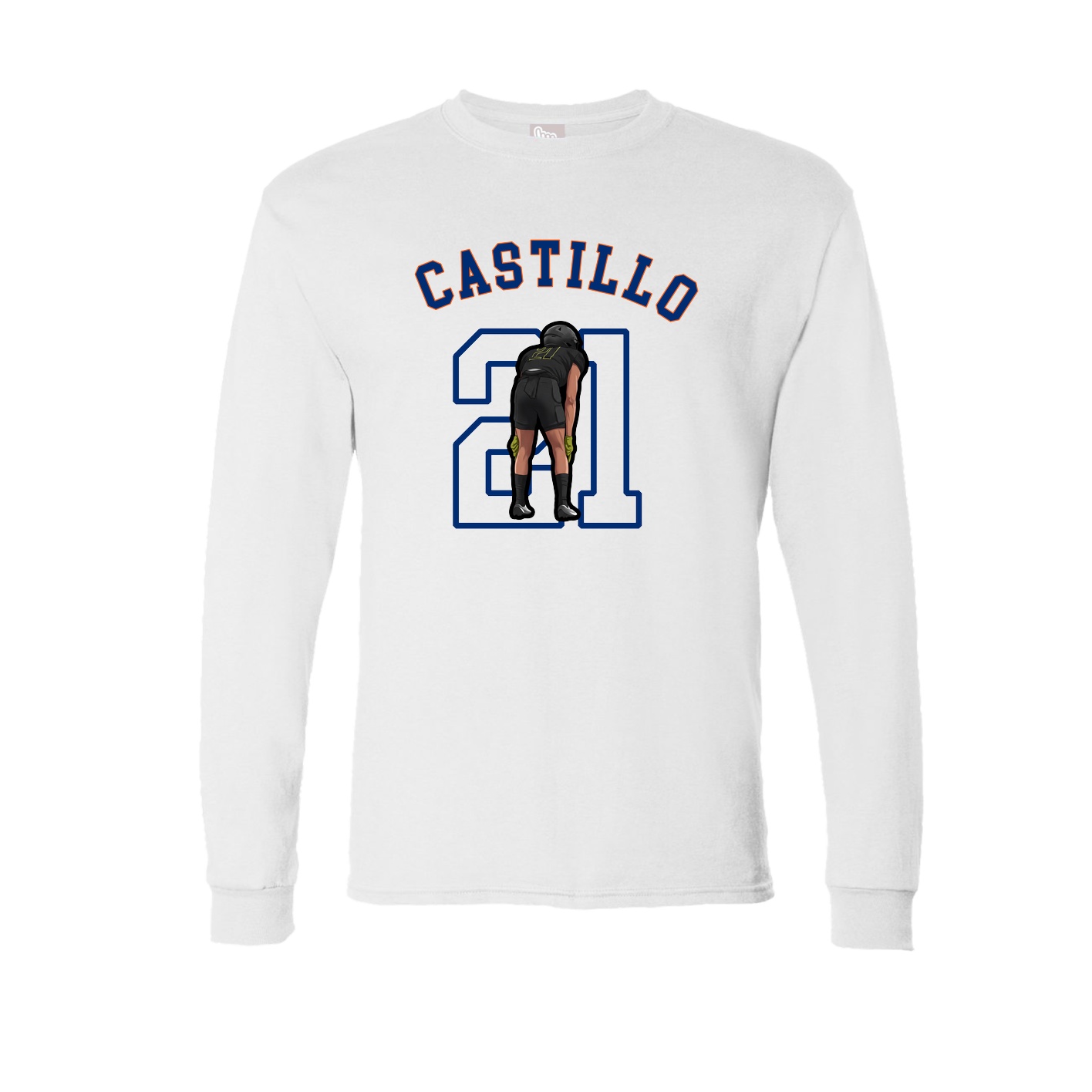Long Sleeve Tee — Shirsey Arch in White