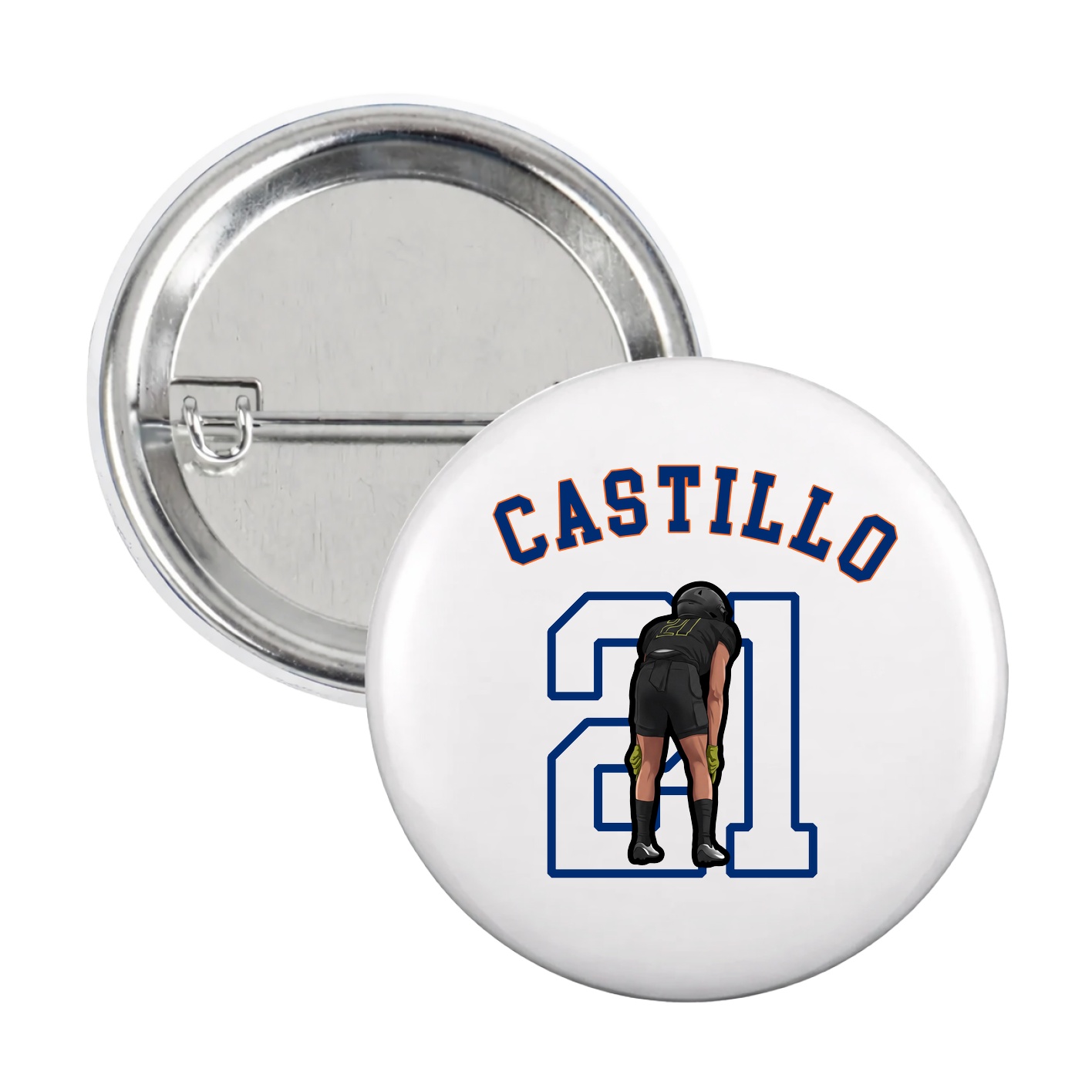 Game Day Button — Shirsey Arch in White