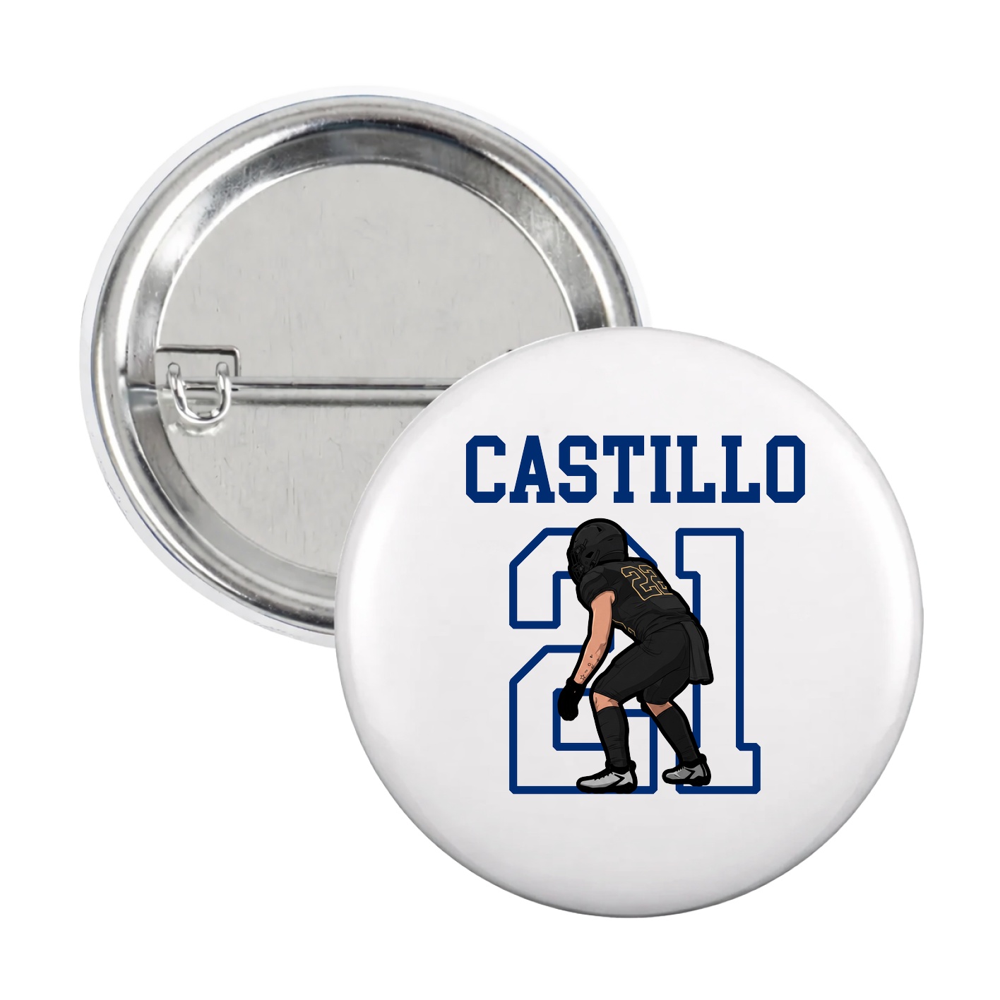 Game Day Button — Shirsey in White