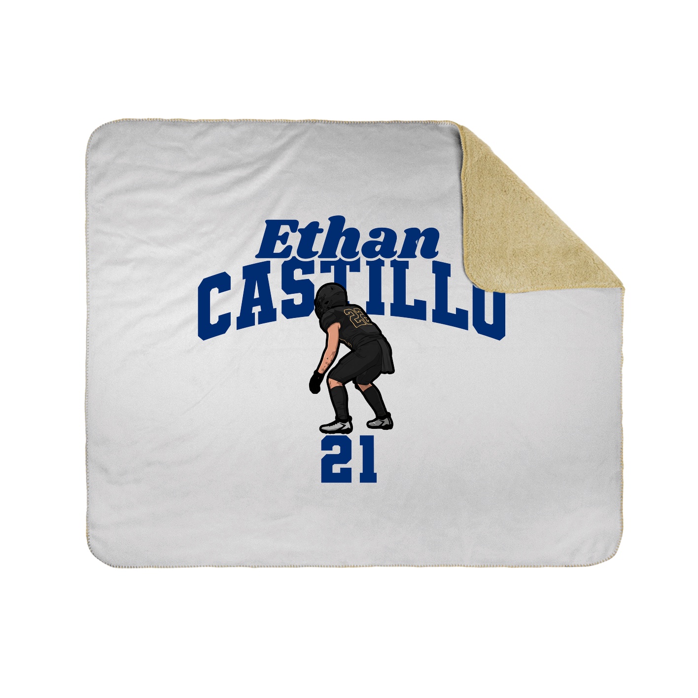 Throw Blanket — Signature Arch in White