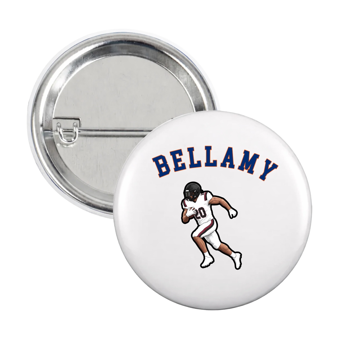 Game Day Button — Shirsey Arch in White