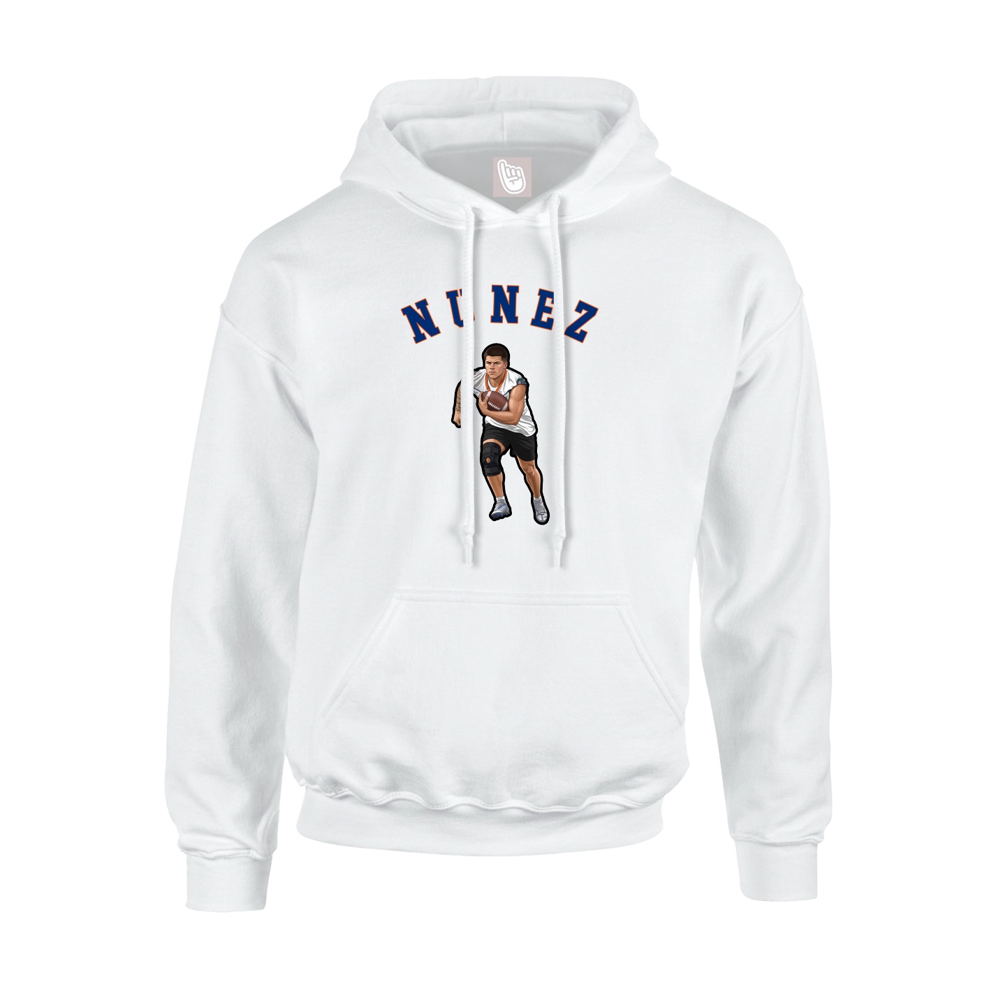 Hoodie — Shirsey Arch in White